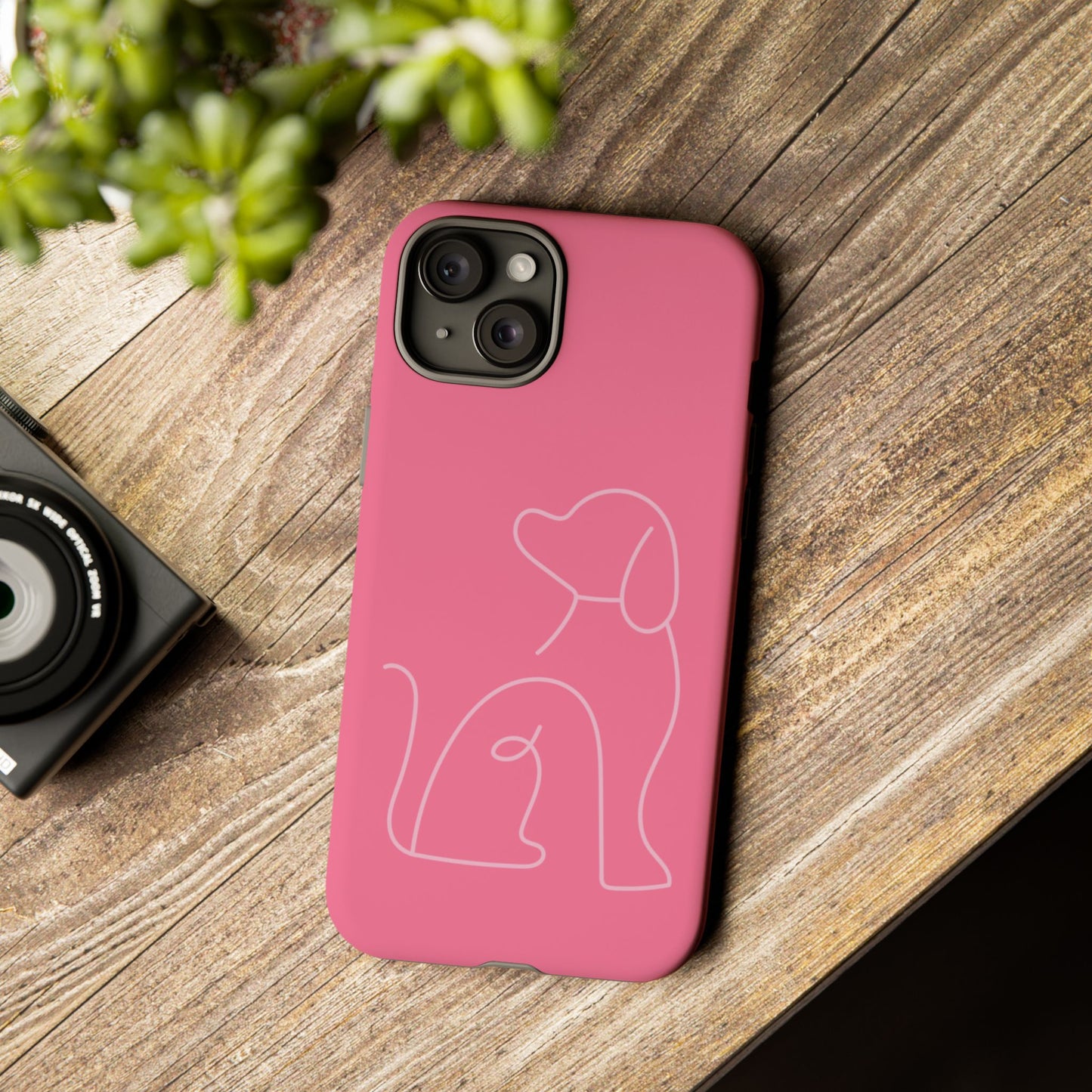 Pink Pup #10-Tough Cases iPhone Samsung Google Pixel