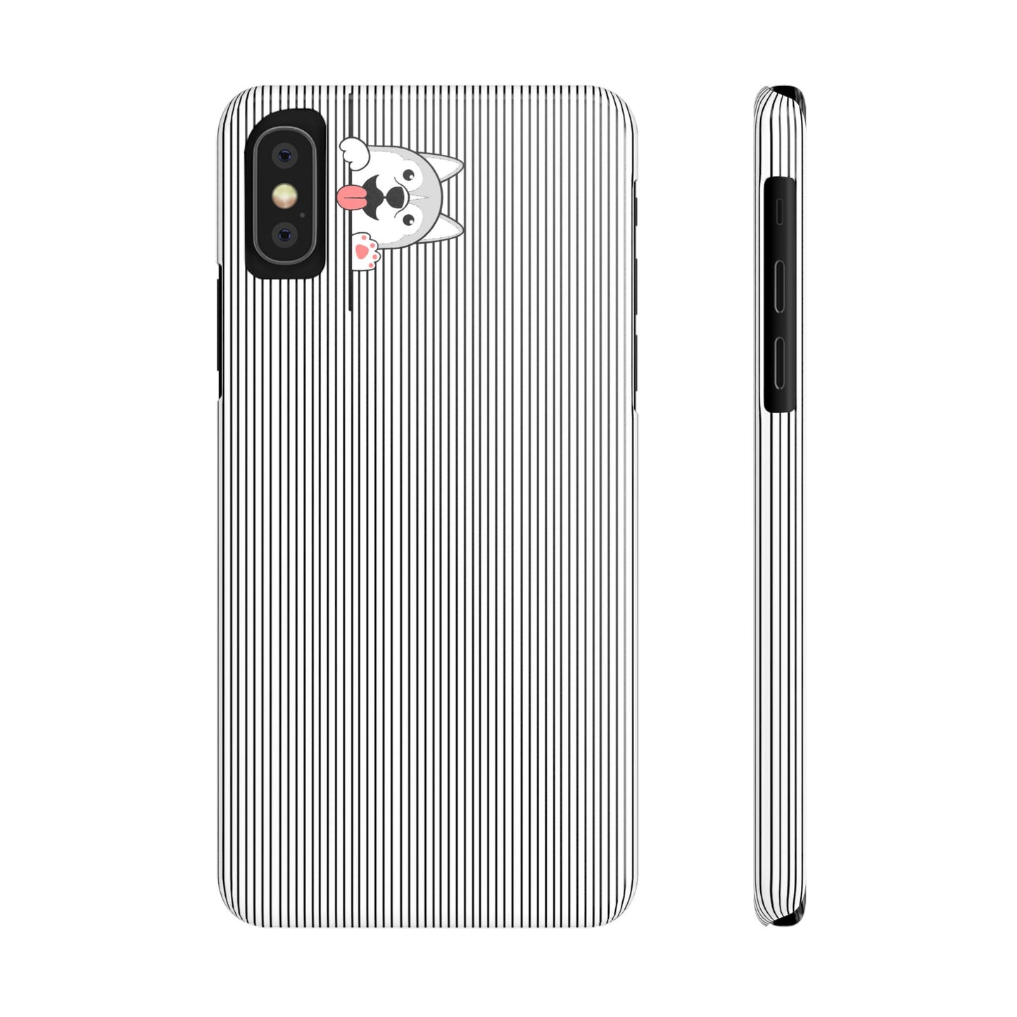 Cute Husky-Slim iPhone Cases