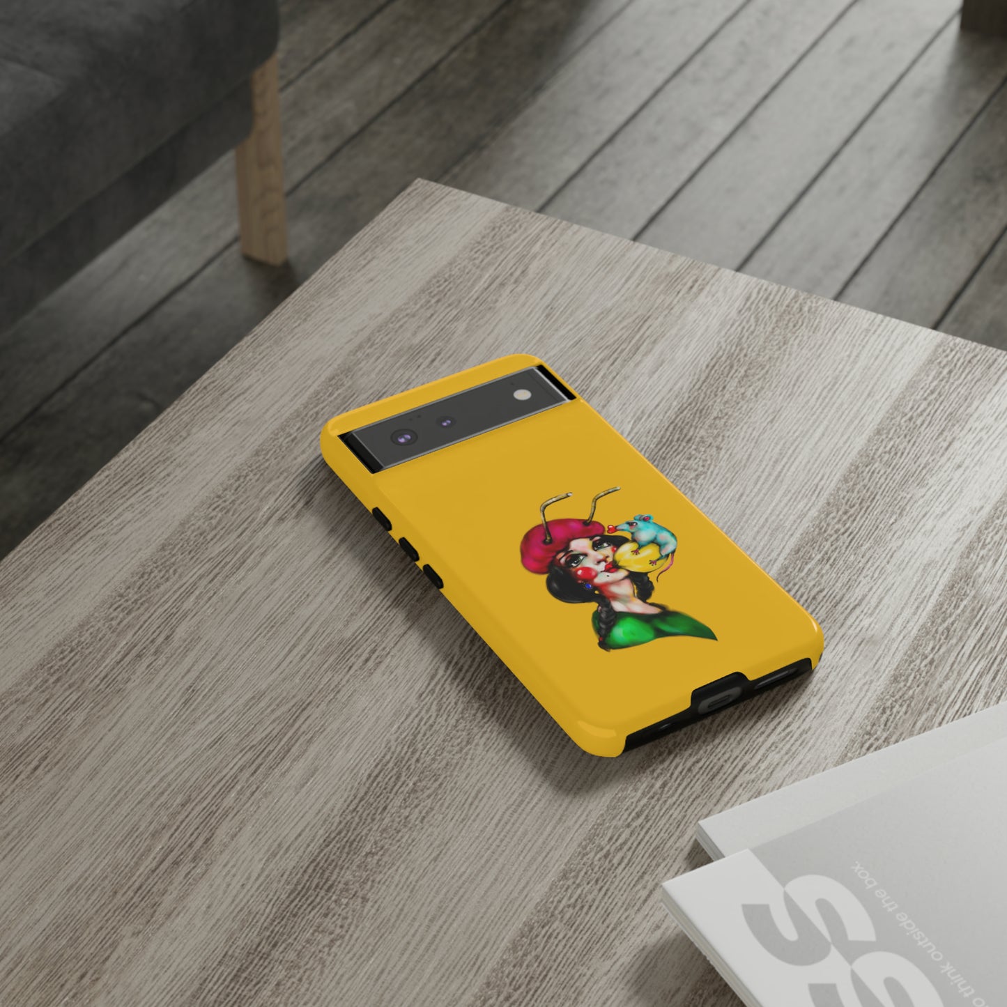 Design #211 Yellow BKG-Tough Cases