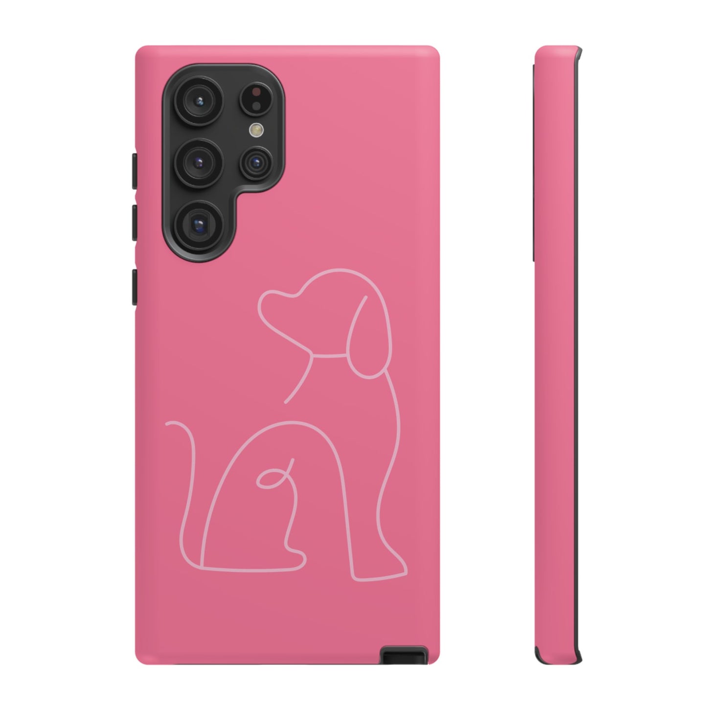 Pink Pup #10-Tough Cases iPhone Samsung Google Pixel