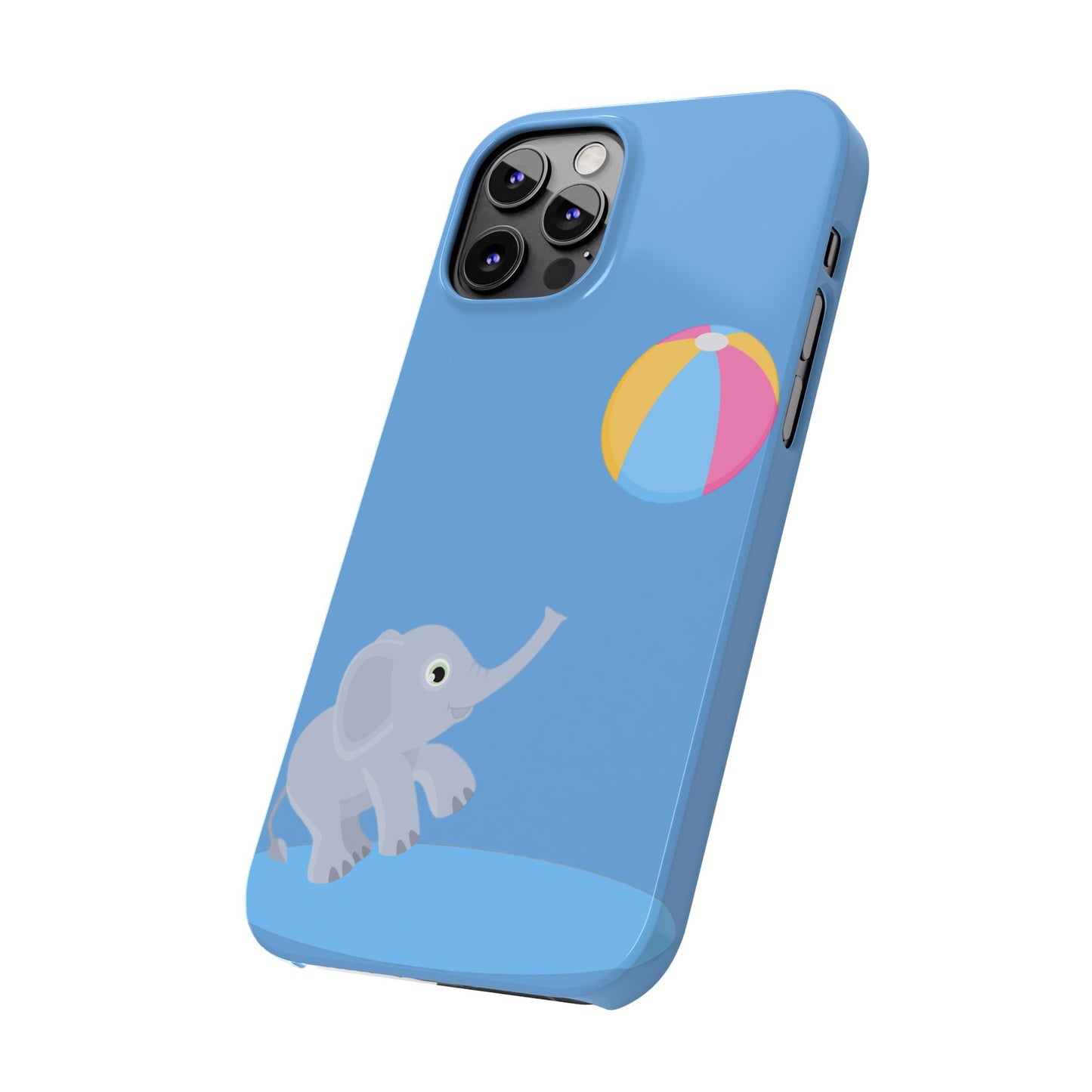 Playful Elephant-Slim iPhone Cases