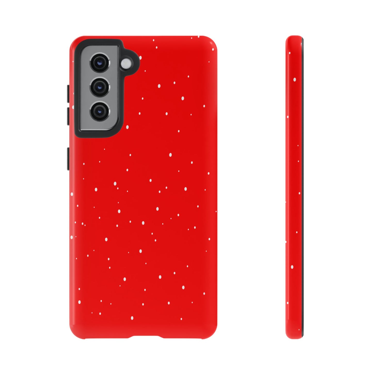 Snowy Red - Tough Cases iPhone Samsung Google Pixel