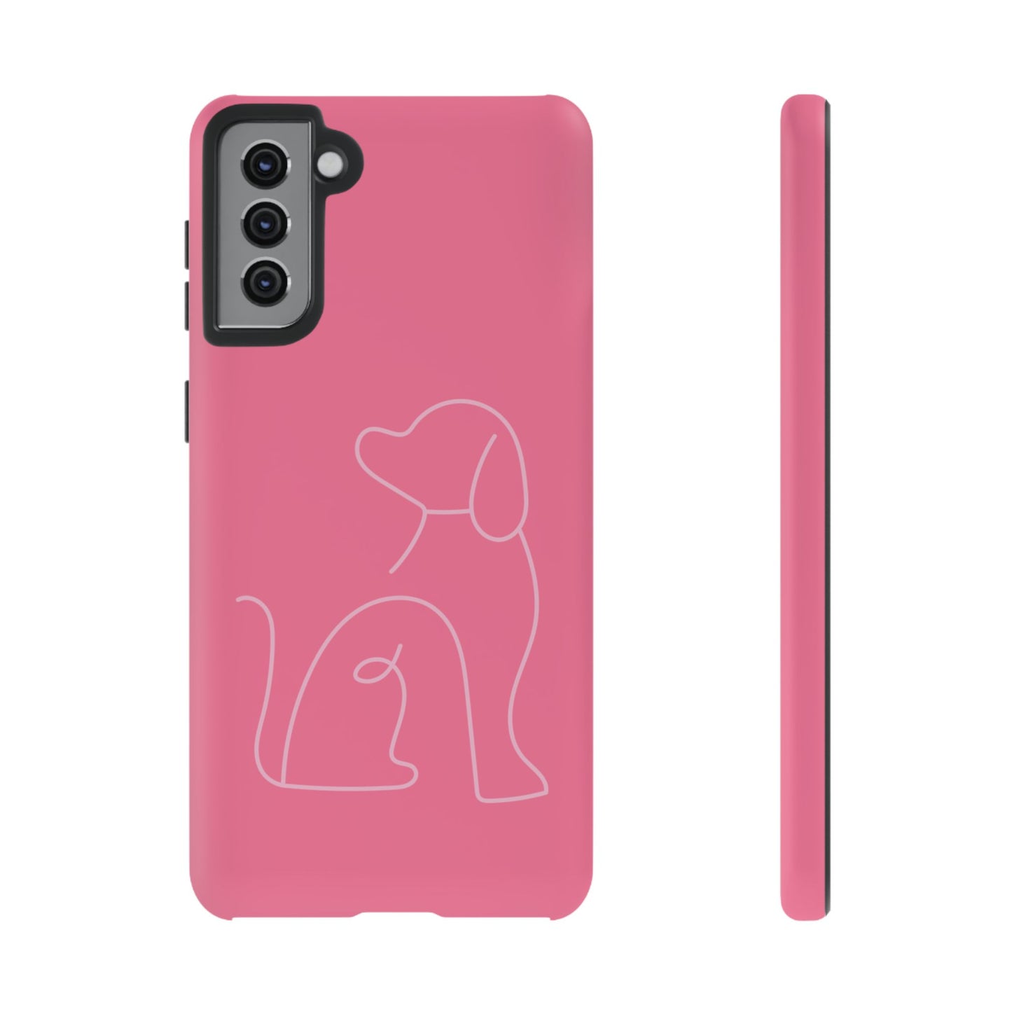 Pink Pup #10-Tough Cases iPhone Samsung Google Pixel