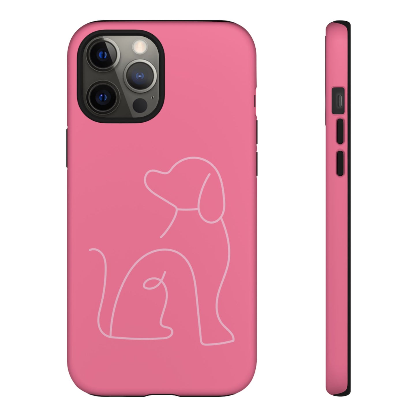 Pink Pup #10-Tough Cases iPhone Samsung Google Pixel