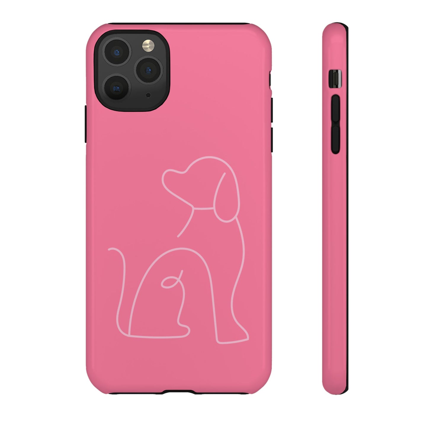 Pink Pup #10-Tough Cases iPhone Samsung Google Pixel