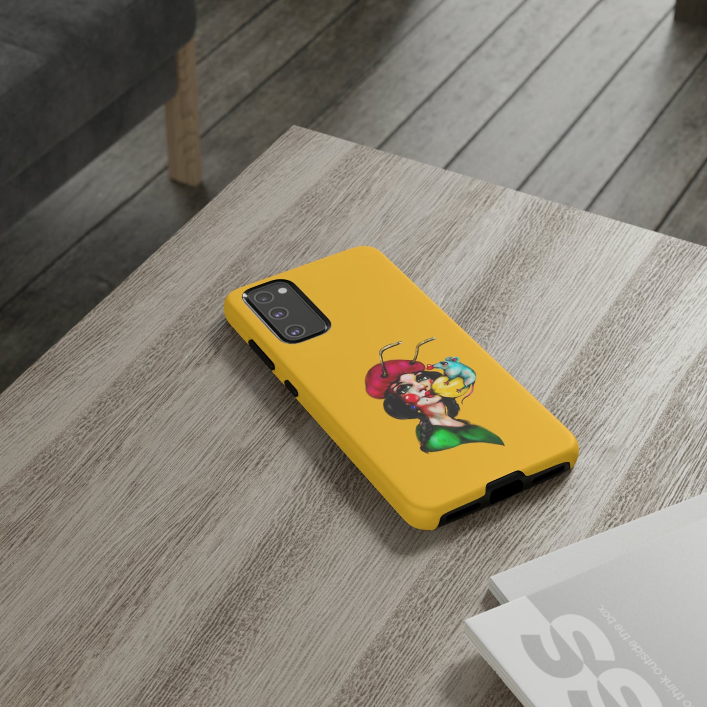 Design #211 Yellow BKG-Tough Cases