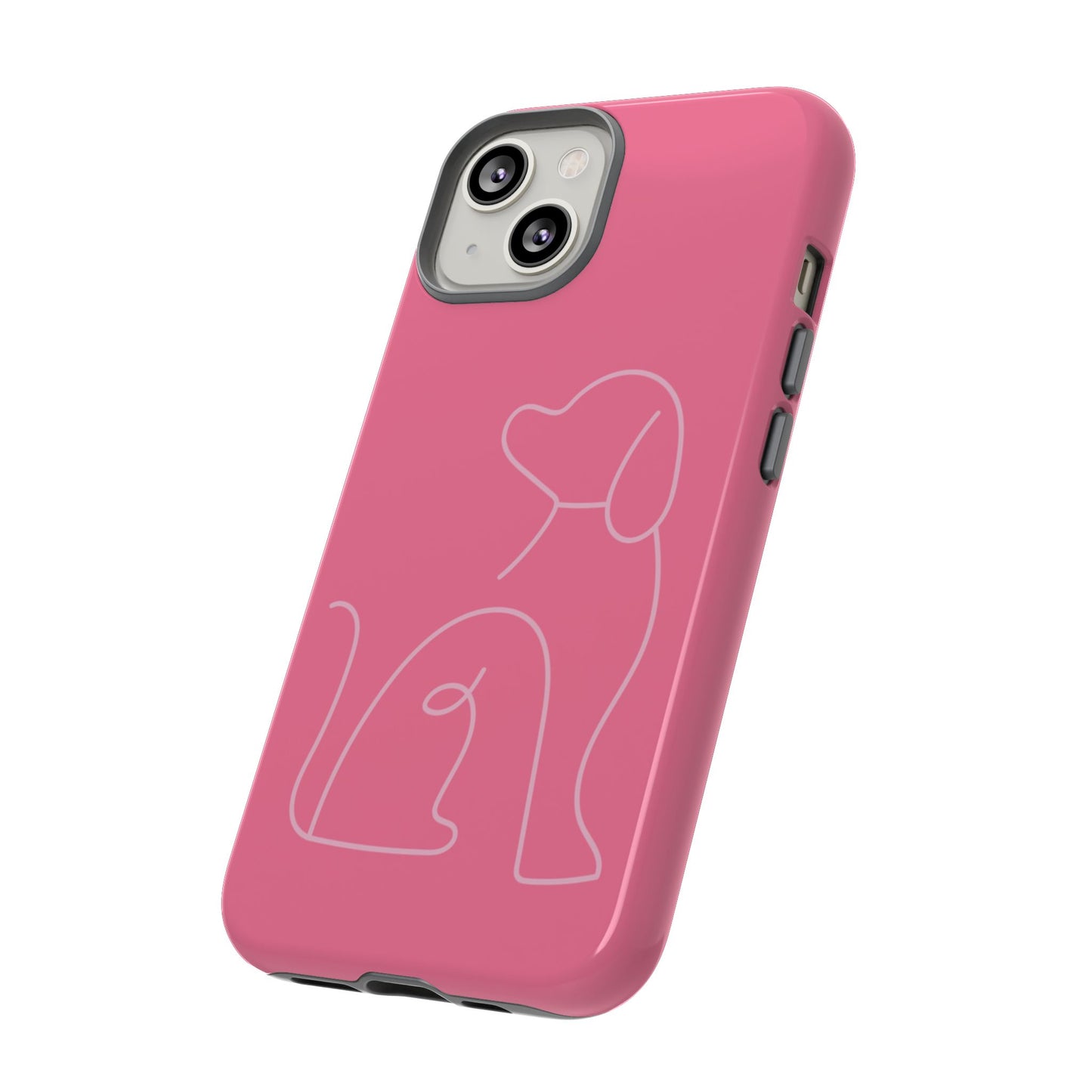 Pink Pup #10-Tough Cases iPhone Samsung Google Pixel