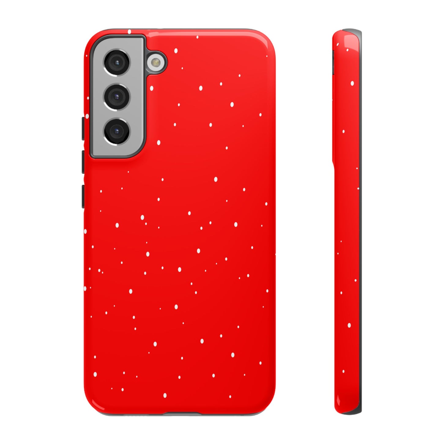 Snowy Red - Tough Cases iPhone Samsung Google Pixel