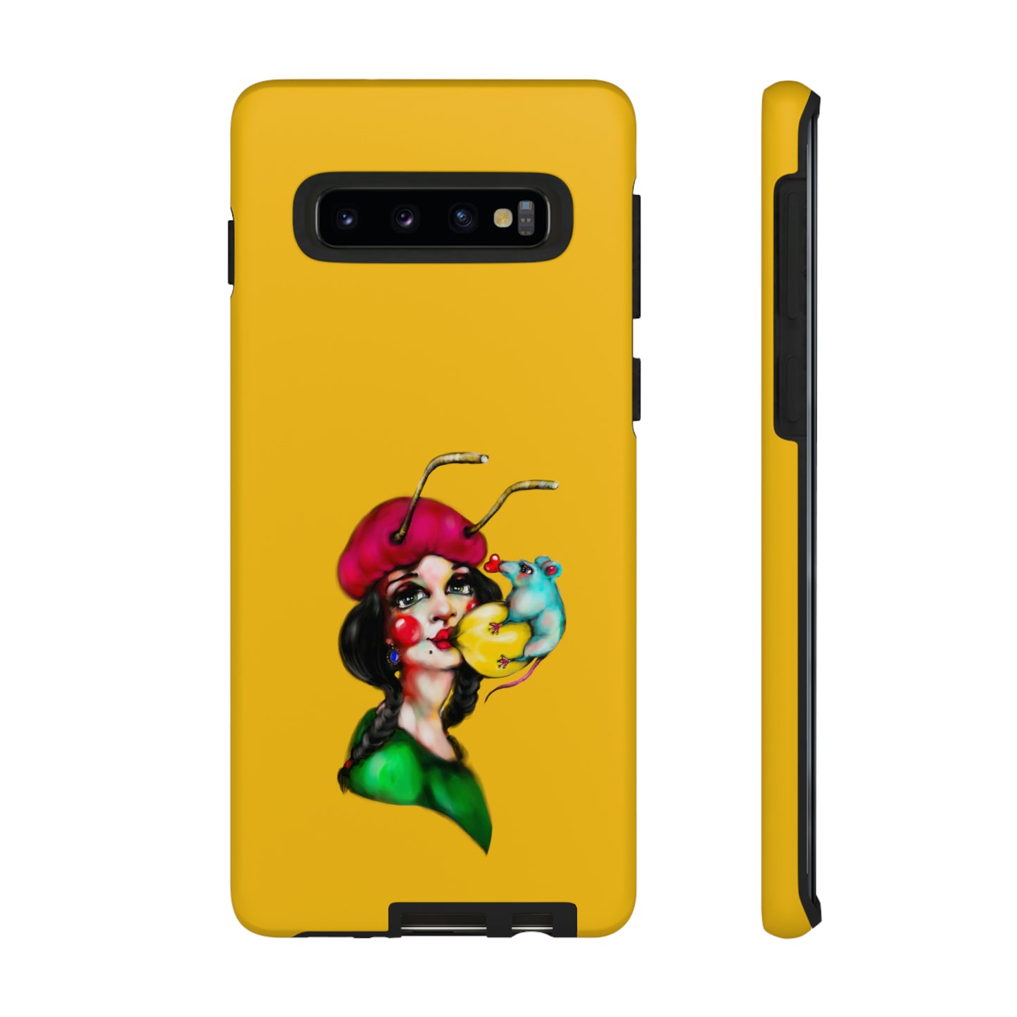 Design #211 Yellow BKG-Tough Cases