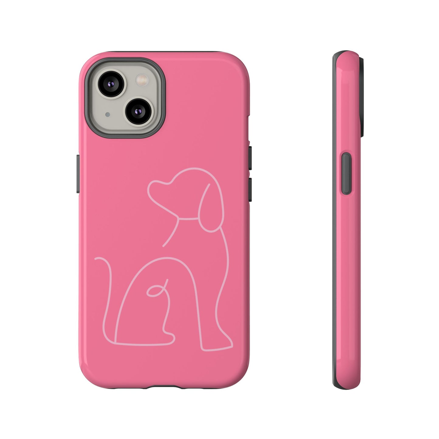 Pink Pup #10-Tough Cases iPhone Samsung Google Pixel