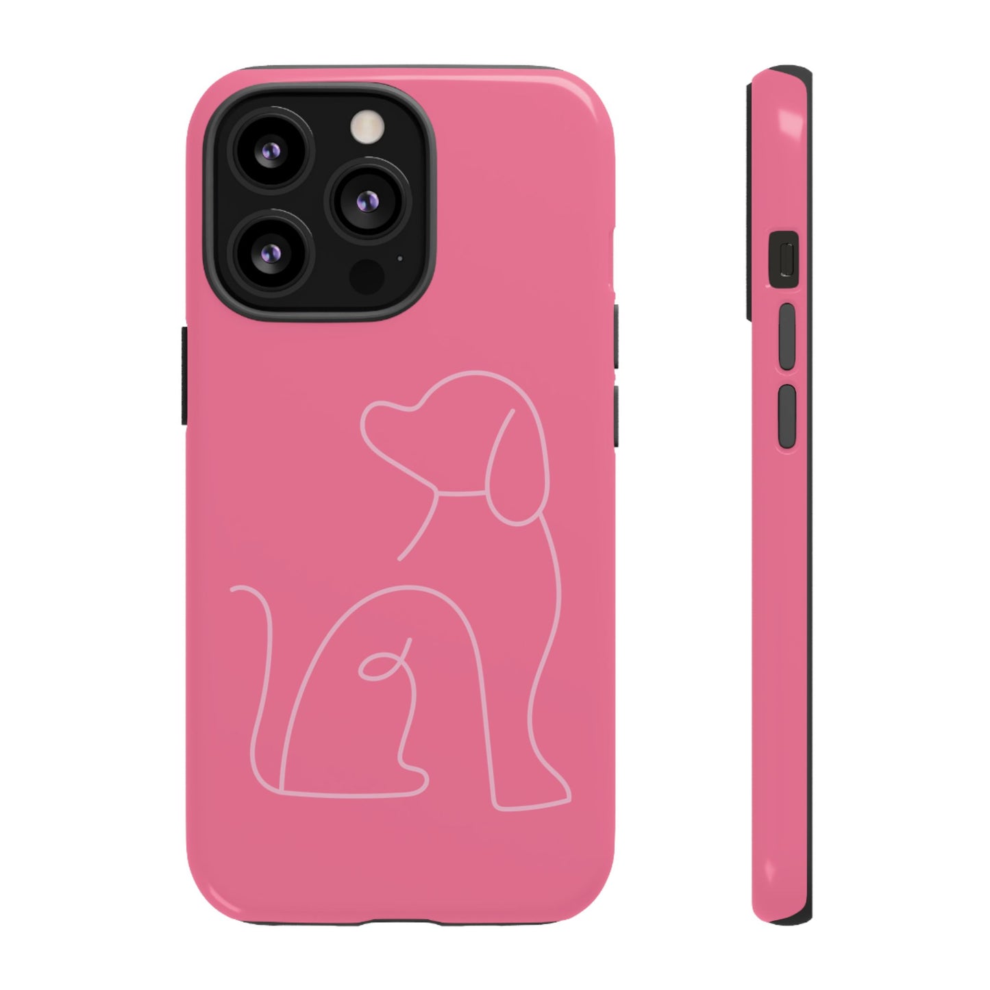 Pink Pup #10-Tough Cases iPhone Samsung Google Pixel