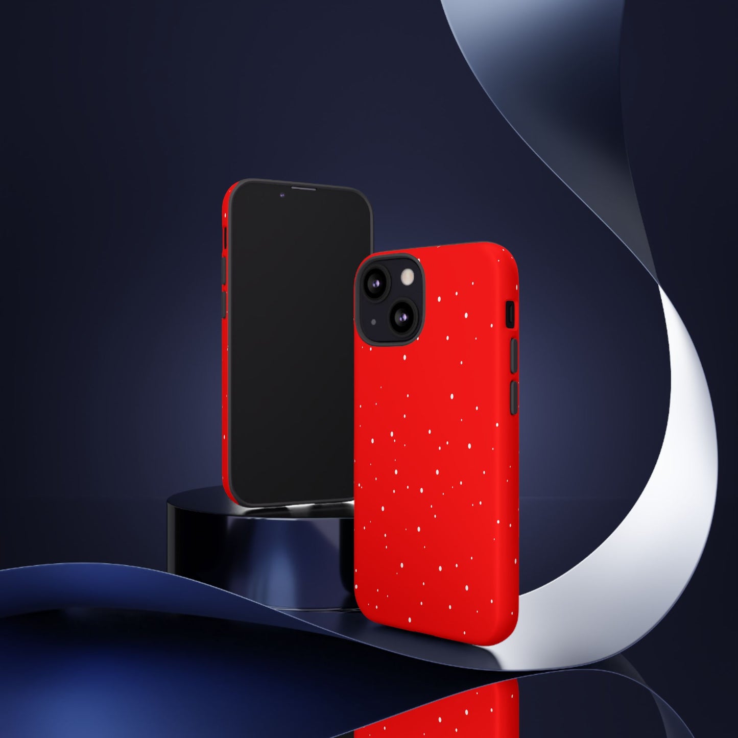 Snowy Red - Tough Cases iPhone Samsung Google Pixel