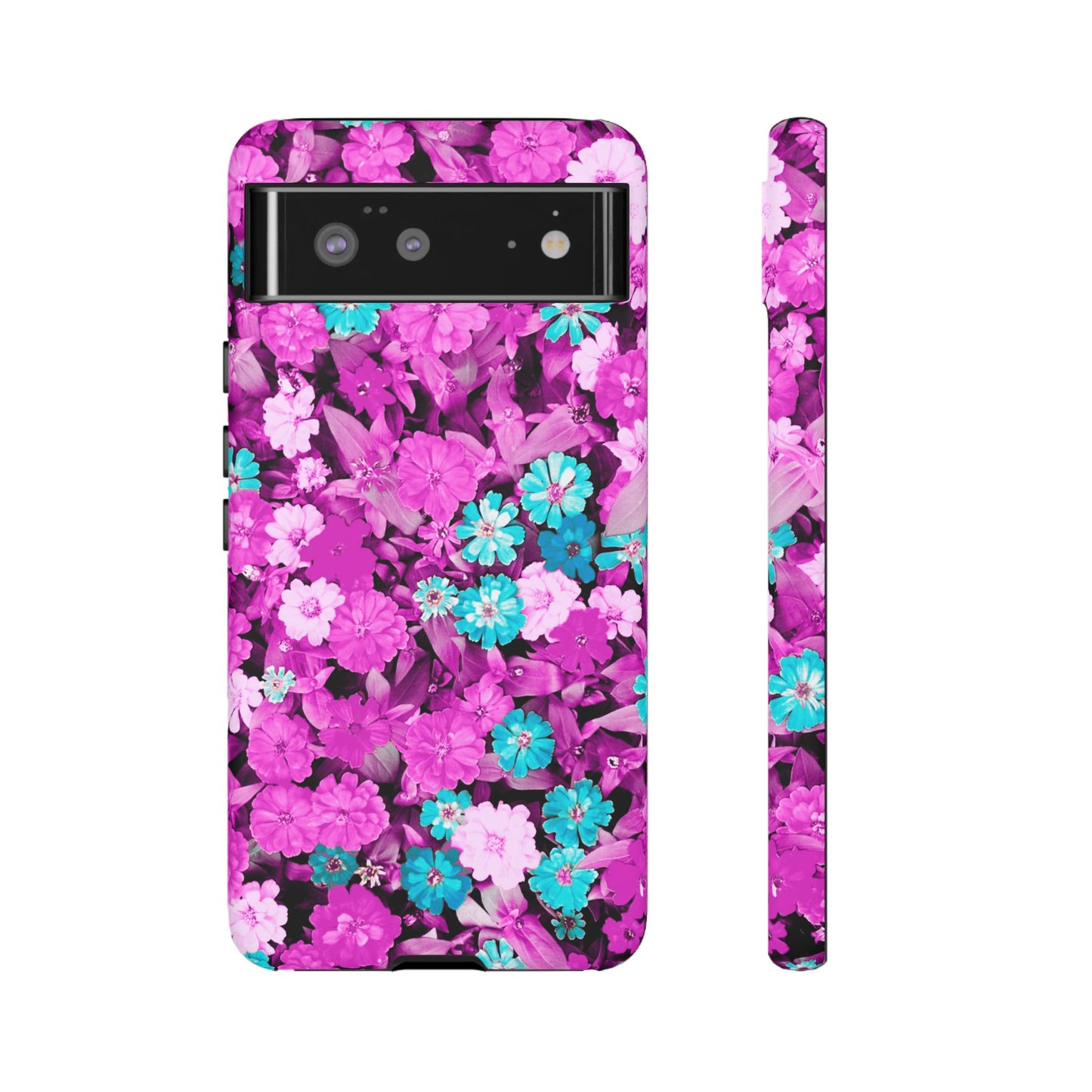 Lucid Flowers #22-Tough Cases iPhone Samsung Google Pixel