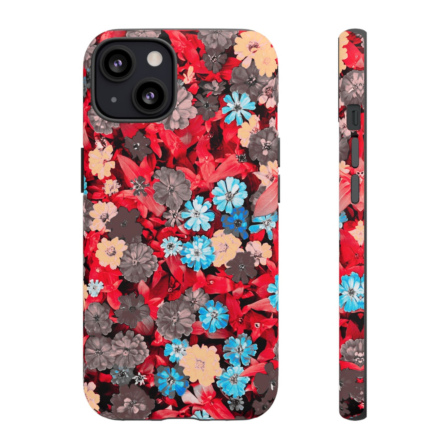 Lucid Flowers #23-Tough Cases iPhone Samsung Google Pixel