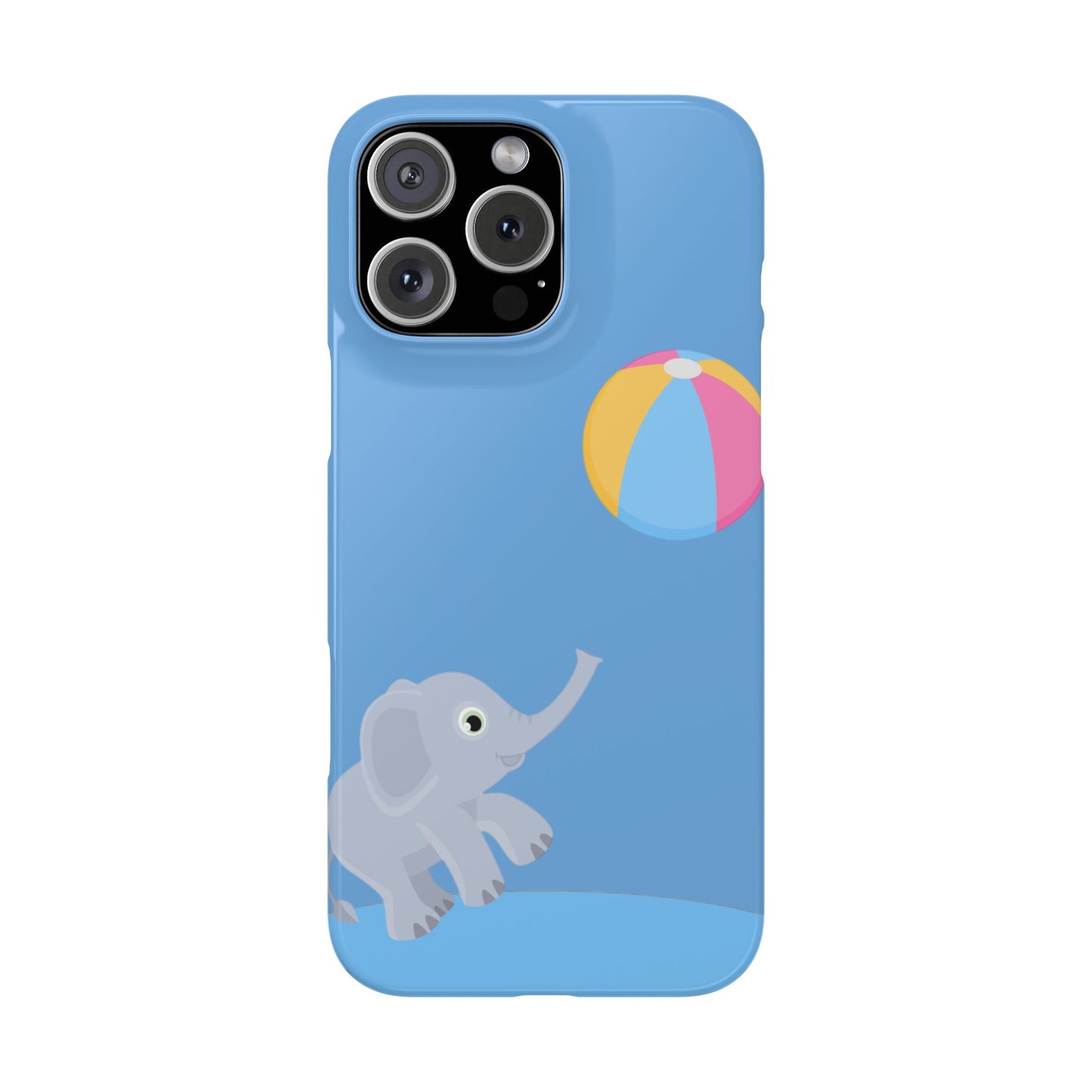 Playful Elephant-Slim iPhone Cases