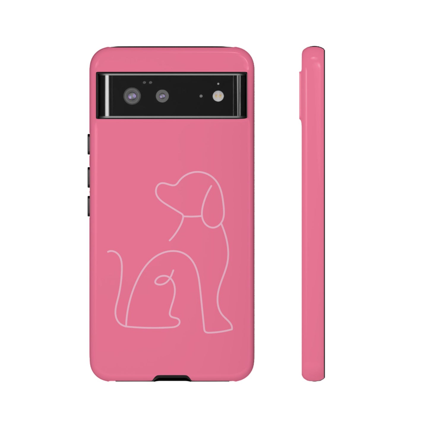 Pink Pup #10-Tough Cases iPhone Samsung Google Pixel