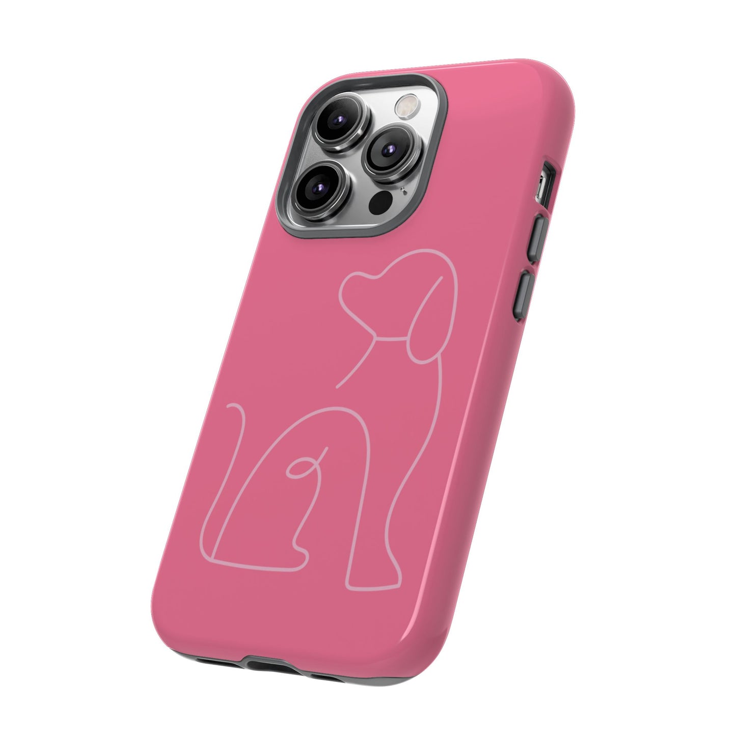 Pink Pup #10-Tough Cases iPhone Samsung Google Pixel