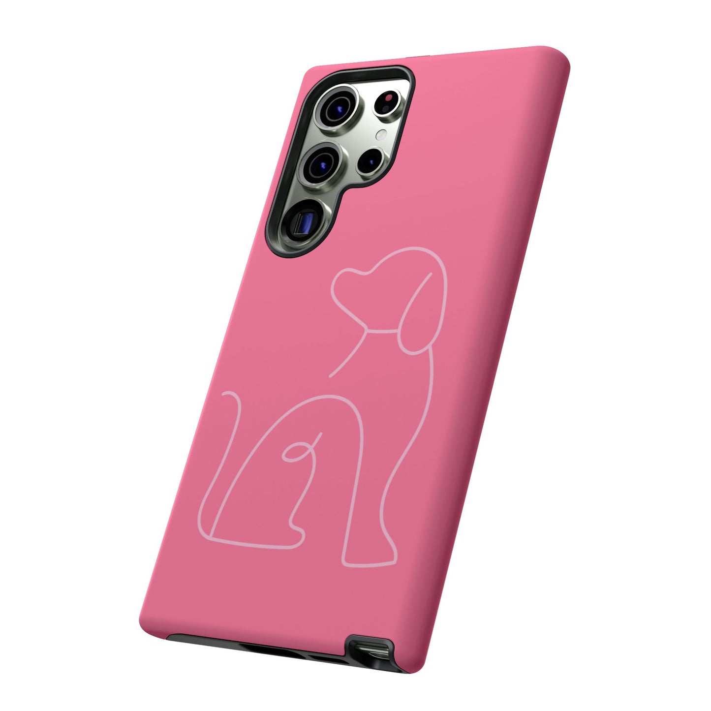 Pink Pup #10-Tough Cases iPhone Samsung Google Pixel