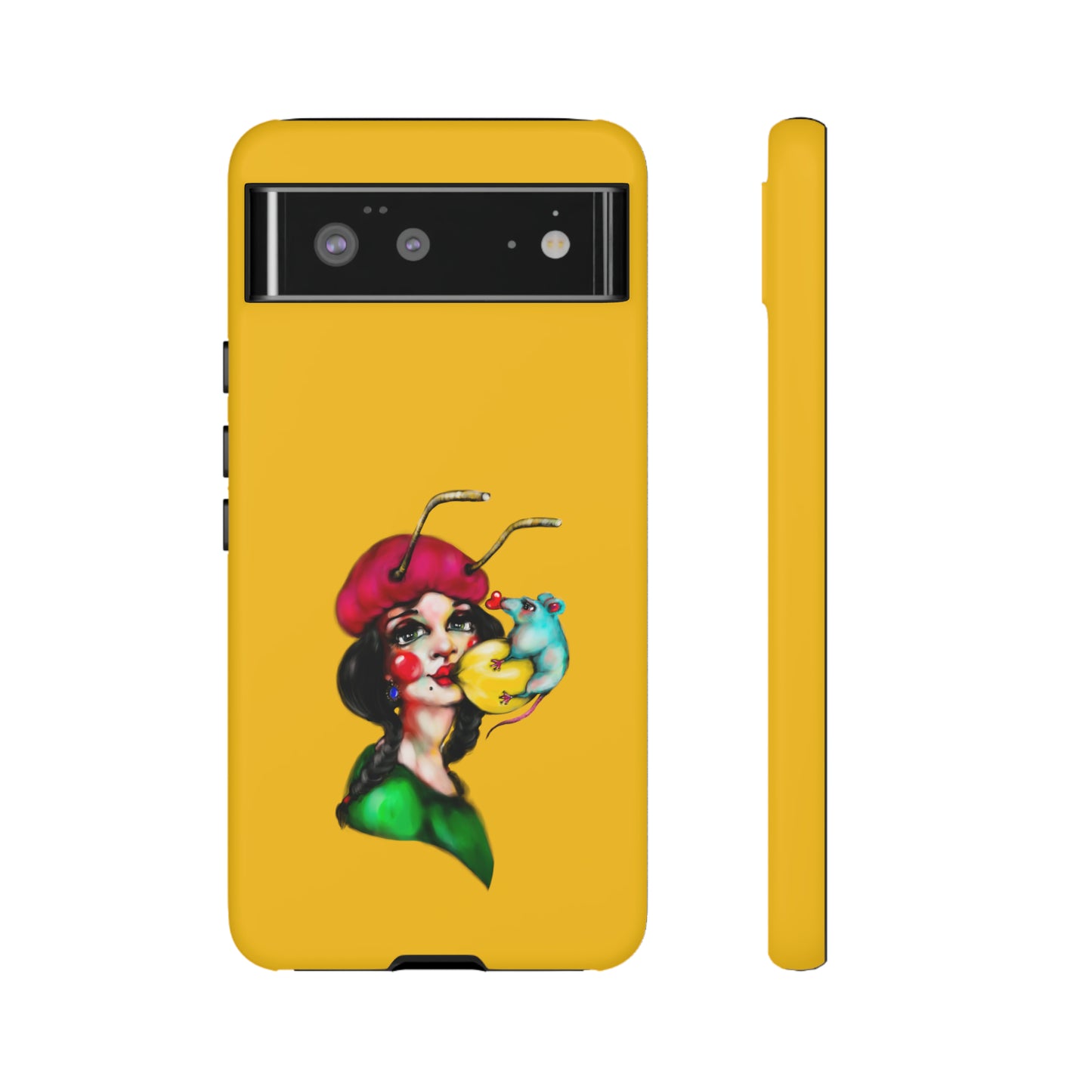 Design #211 Yellow BKG-Tough Cases