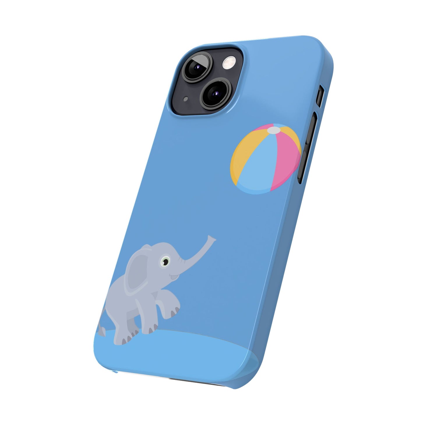 Playful Elephant-Slim iPhone Cases