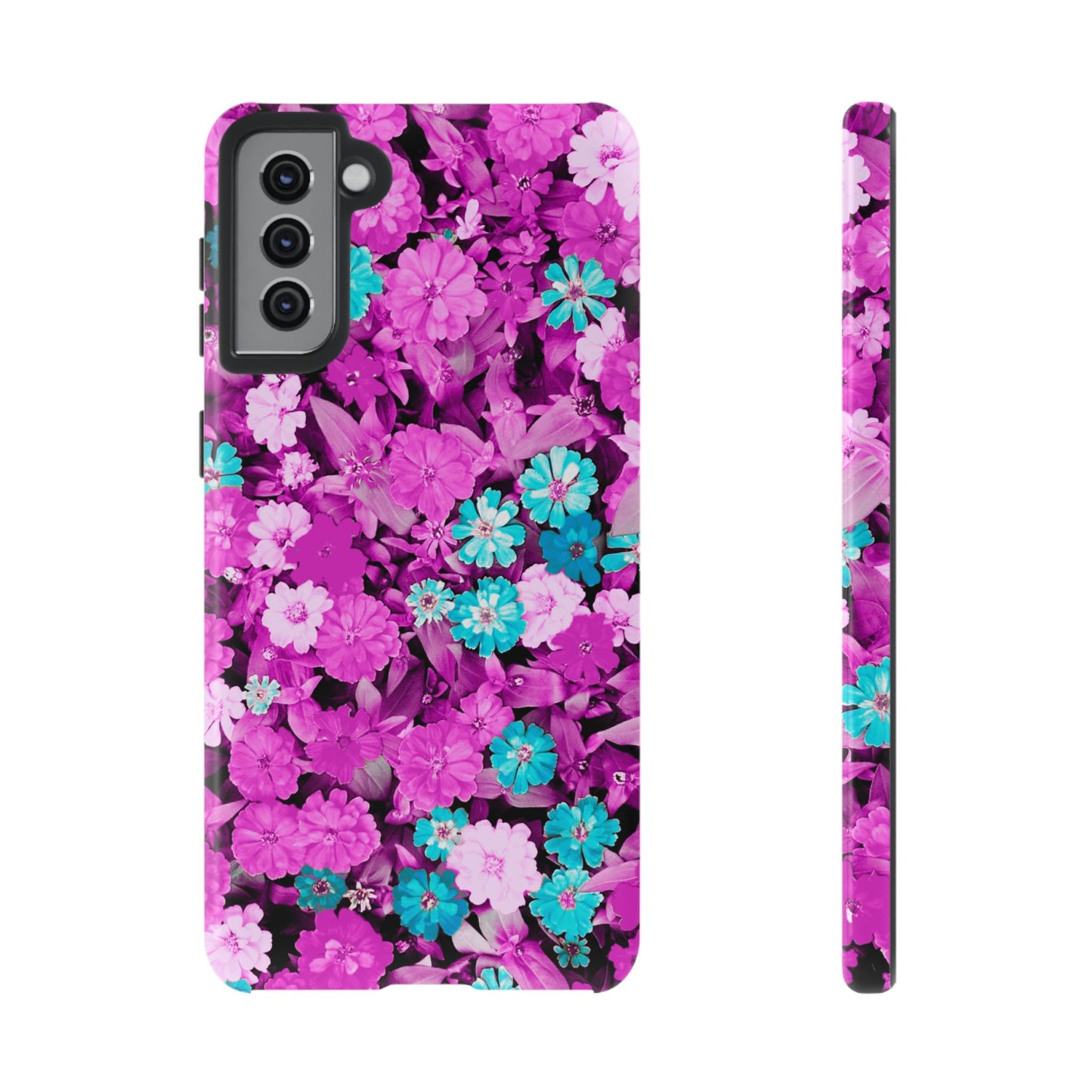 Lucid Flowers #22-Tough Cases iPhone Samsung Google Pixel