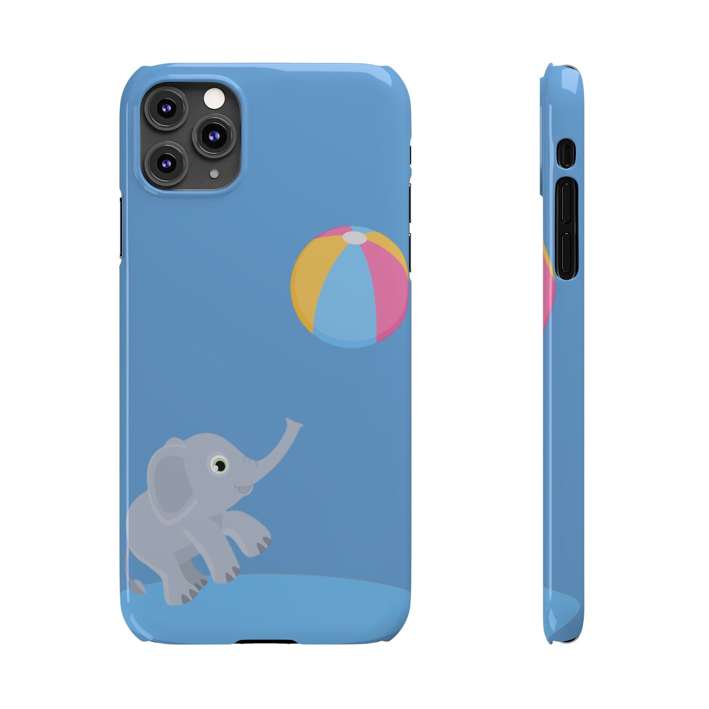 Playful Elephant-Slim iPhone Cases