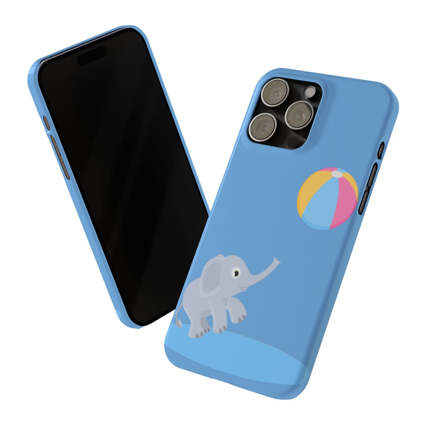 Playful Elephant-Slim iPhone Cases