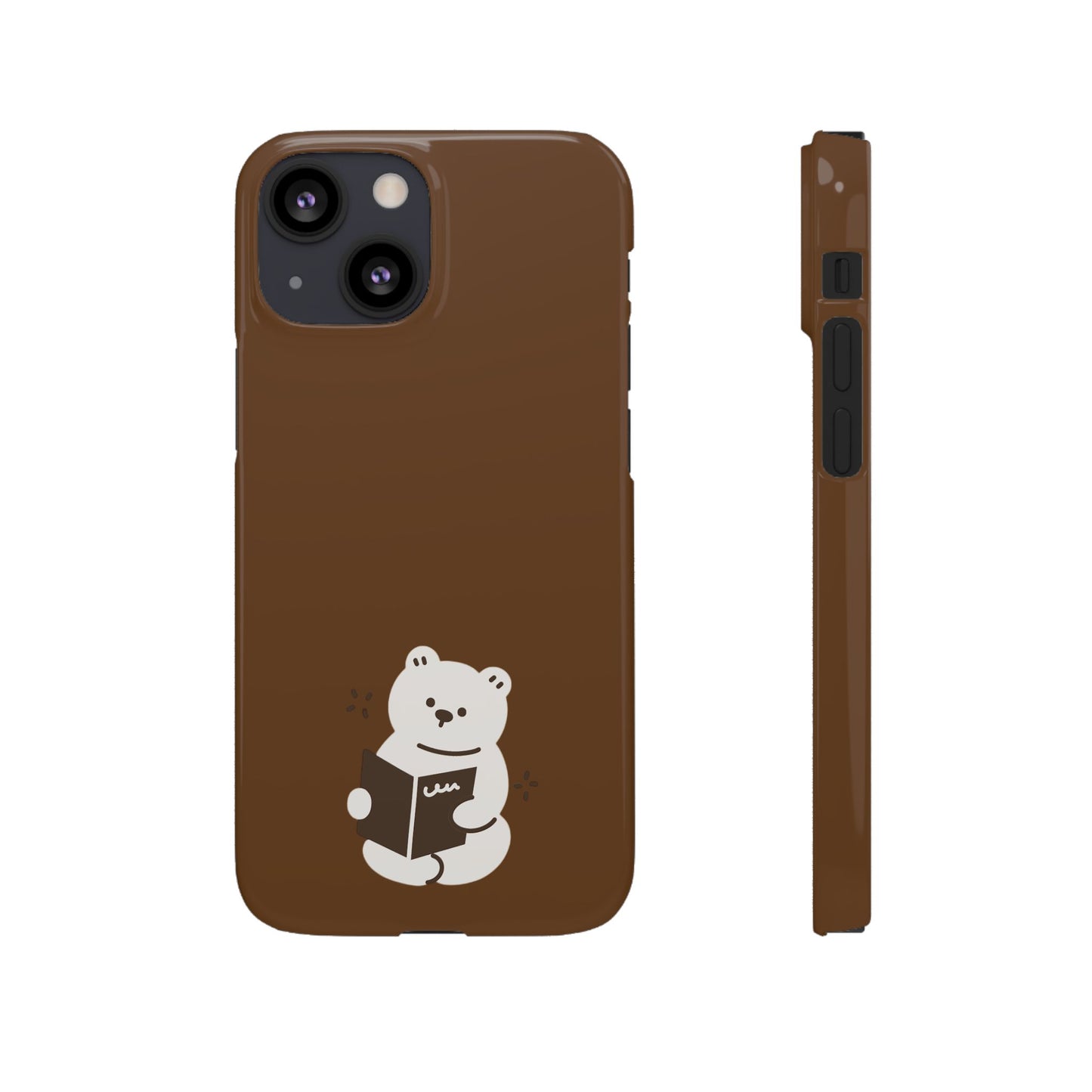 Reading Bear #02-Snap Cases