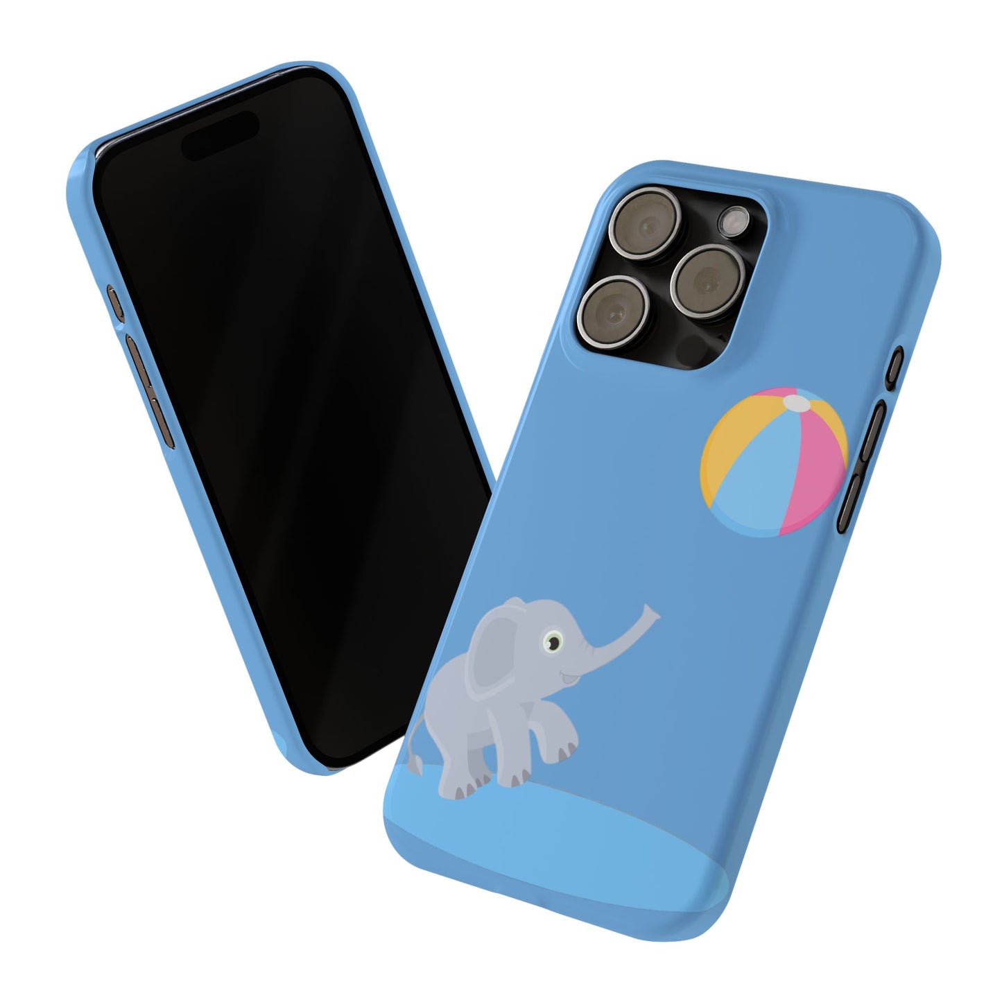 Playful Elephant-Slim iPhone Cases