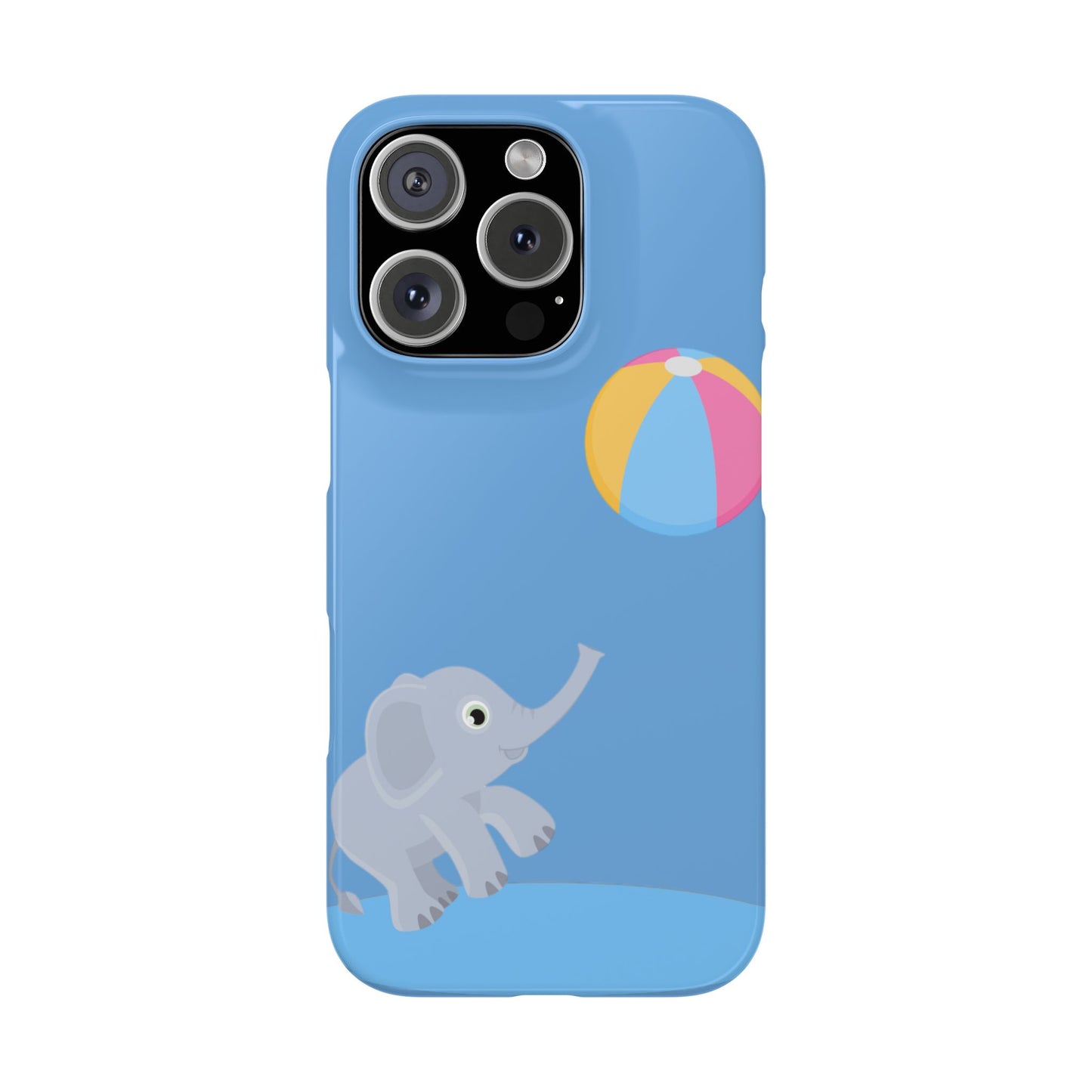 Playful Elephant-Slim iPhone Cases