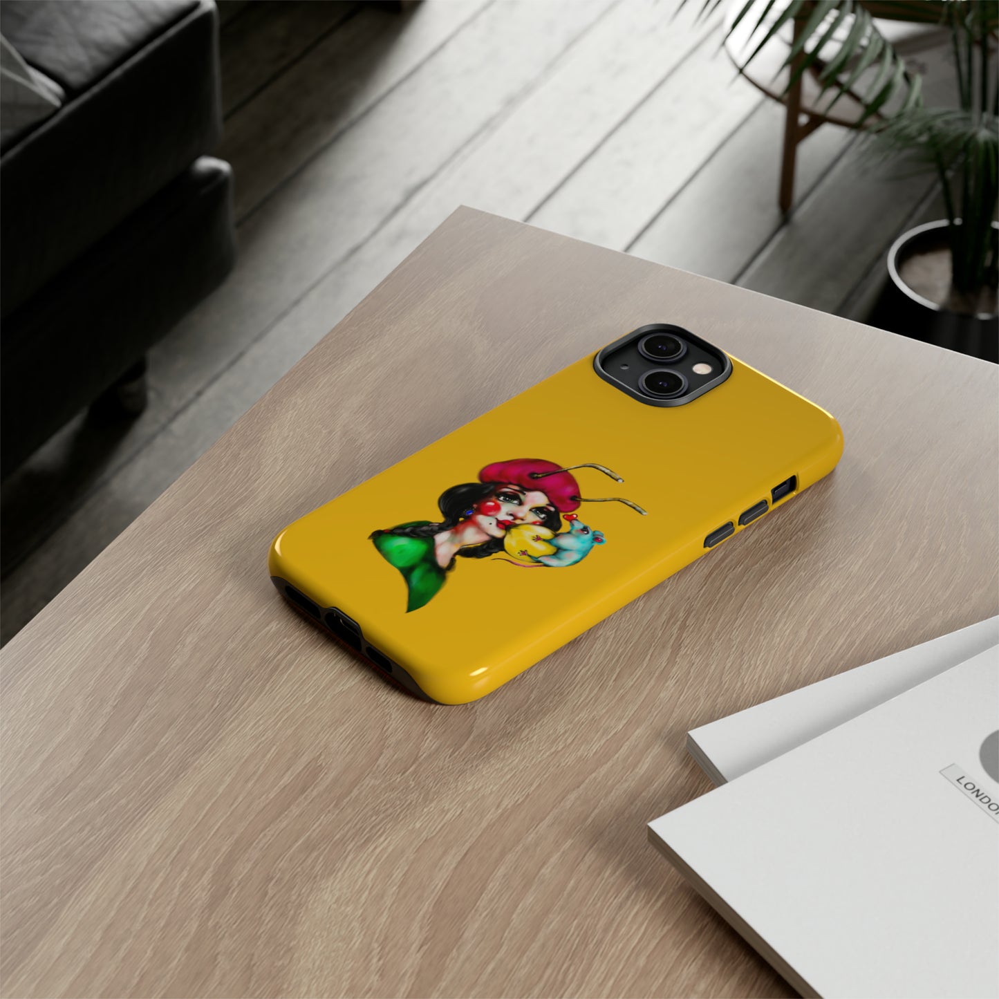 Design #211 Yellow BKG-Tough Cases