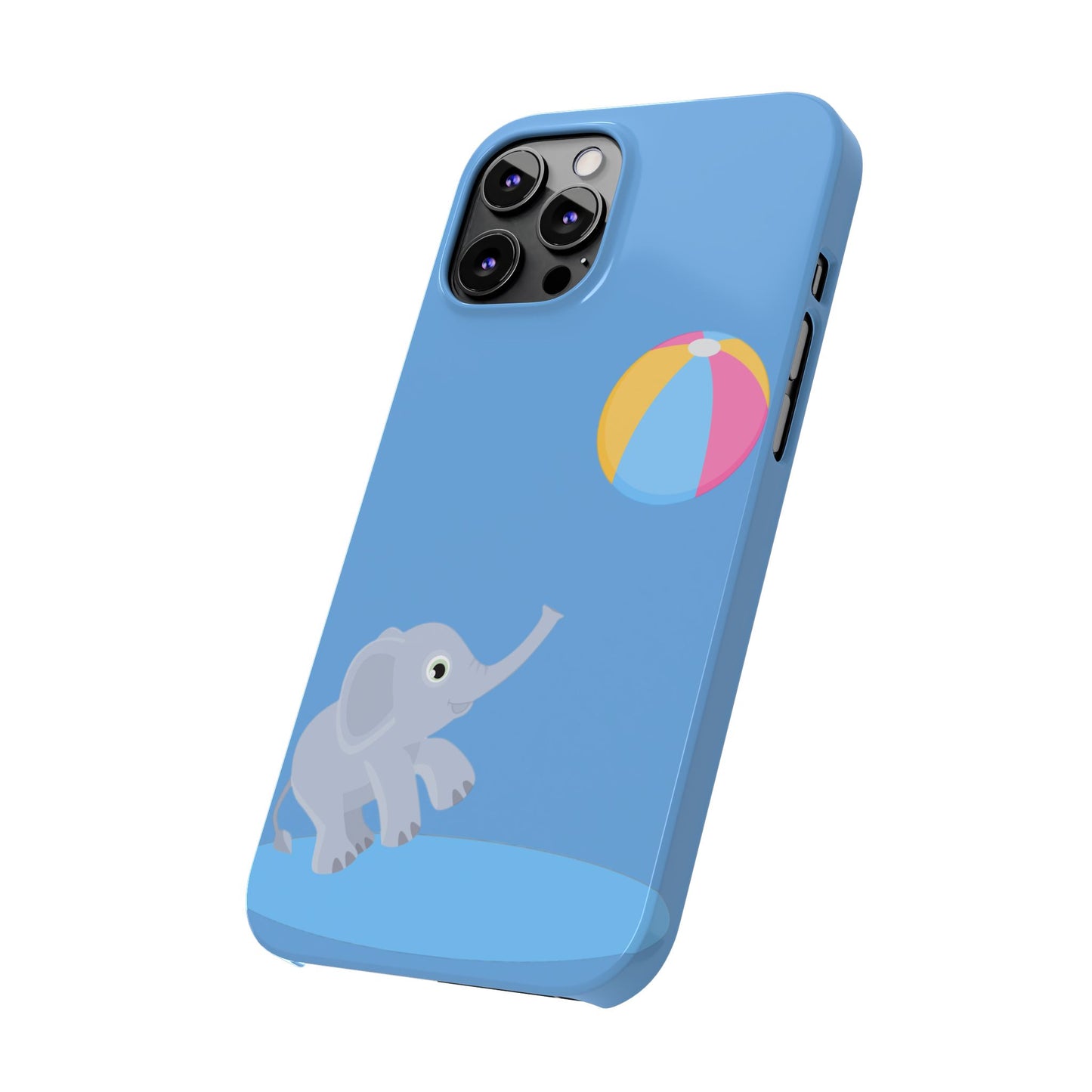 Playful Elephant-Slim iPhone Cases