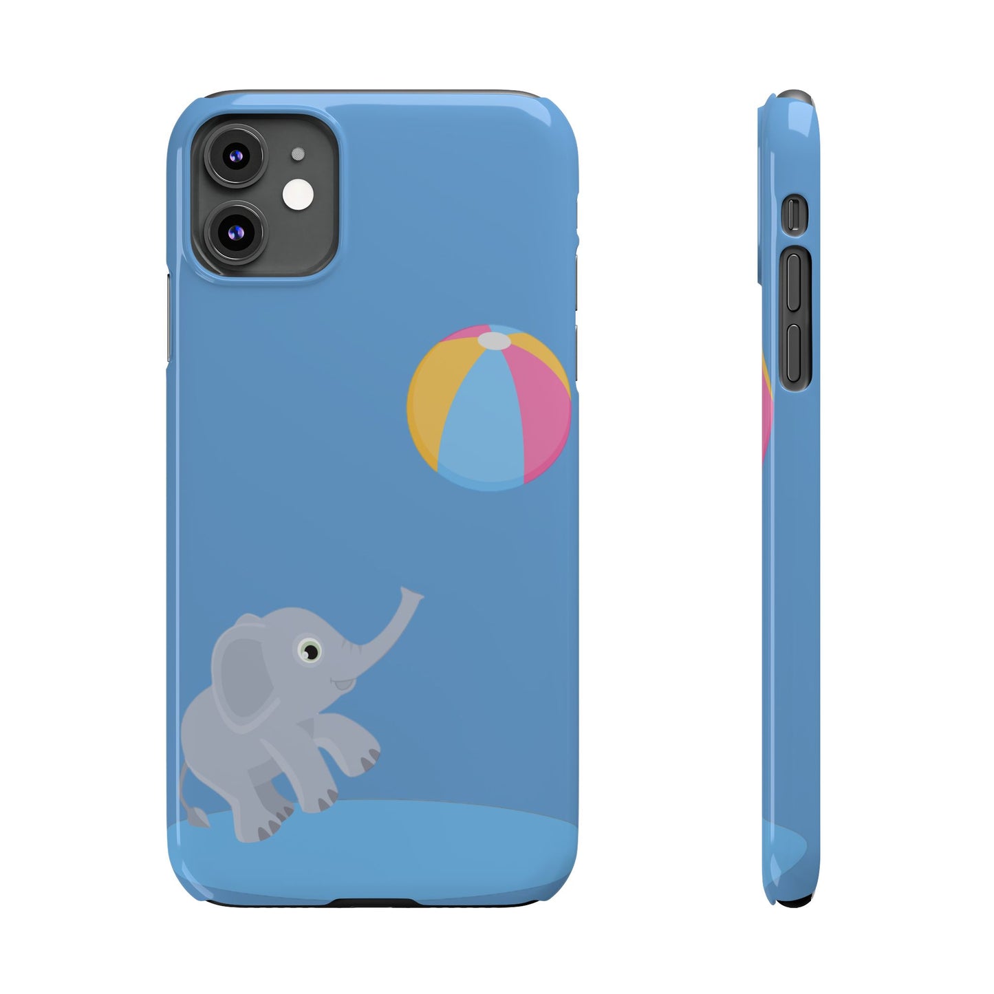 Playful Elephant-Slim iPhone Cases