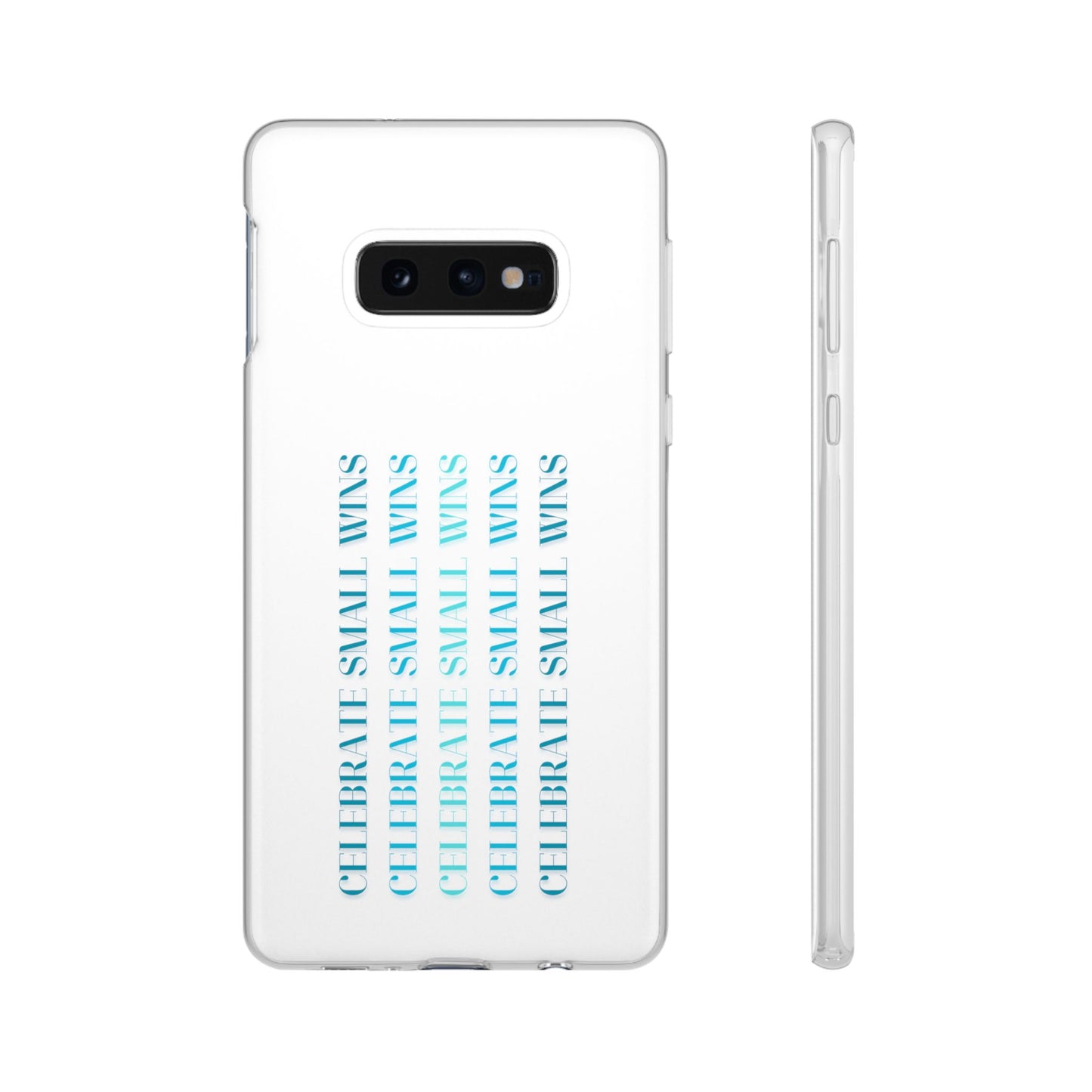 Celebrate Small Wins #22 Flexi Cases iPhone Samsung Gift Packaging