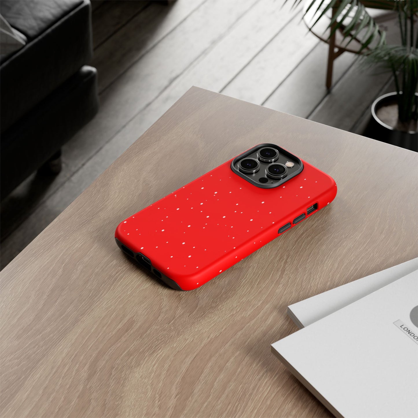 Snowy Red - Tough Cases iPhone Samsung Google Pixel