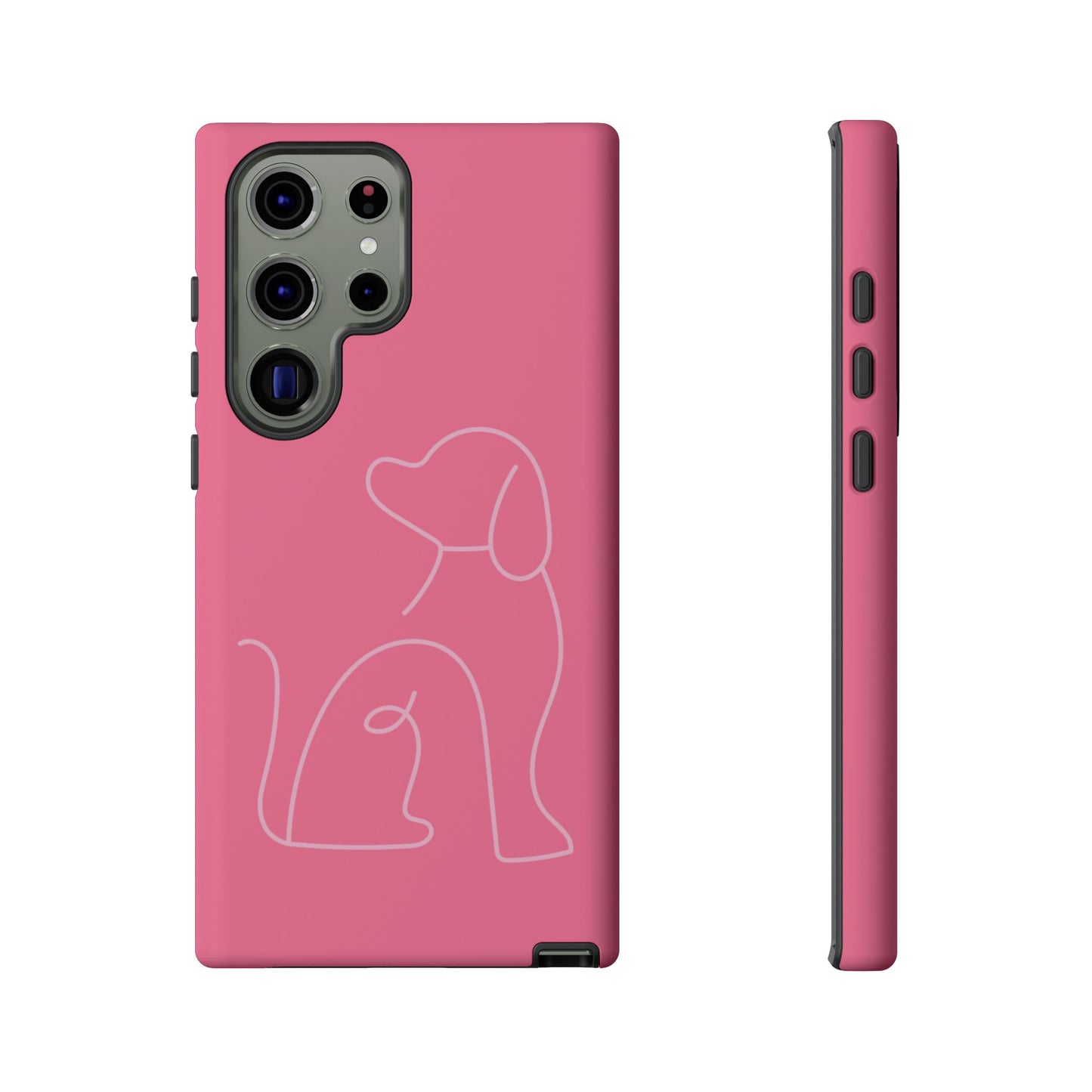 Pink Pup #10-Tough Cases iPhone Samsung Google Pixel