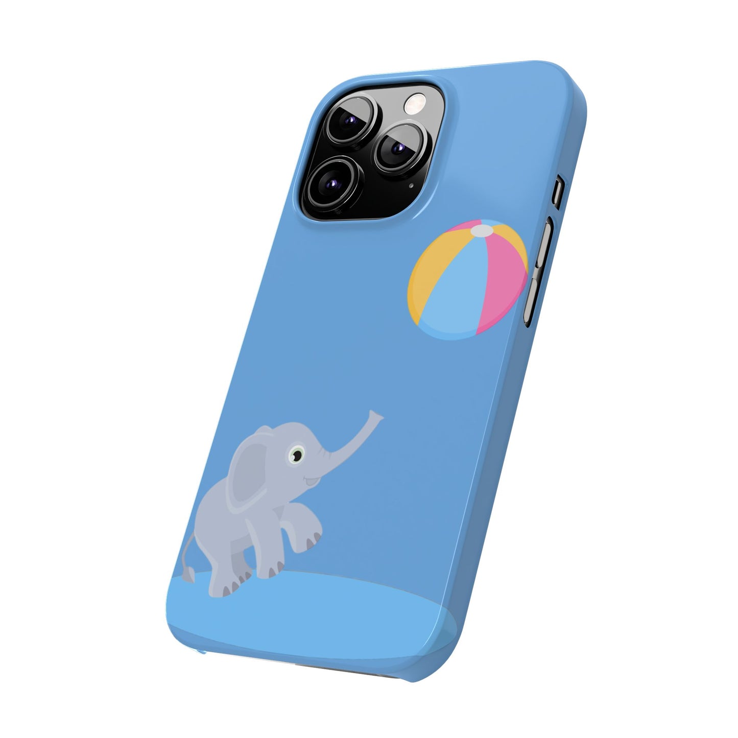 Playful Elephant-Slim iPhone Cases