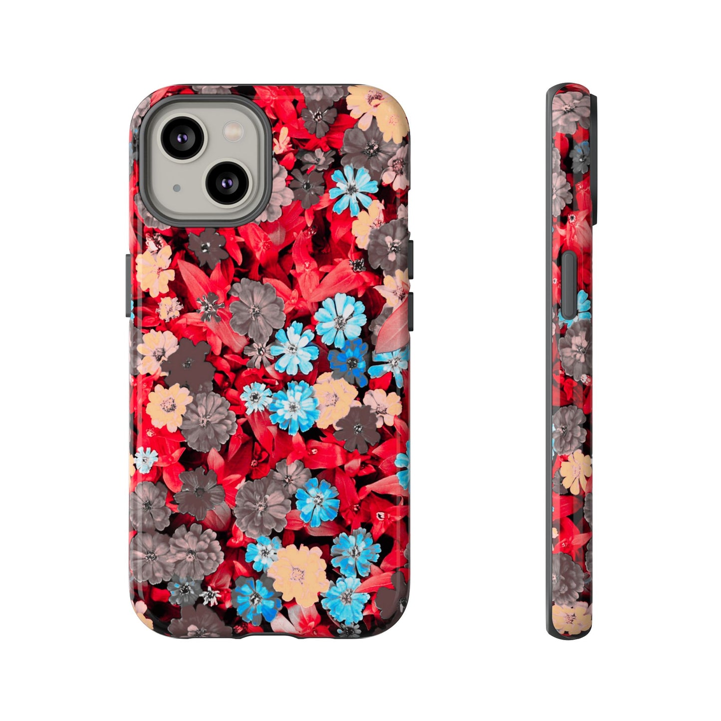 Lucid Flowers #23-Tough Cases iPhone Samsung Google Pixel