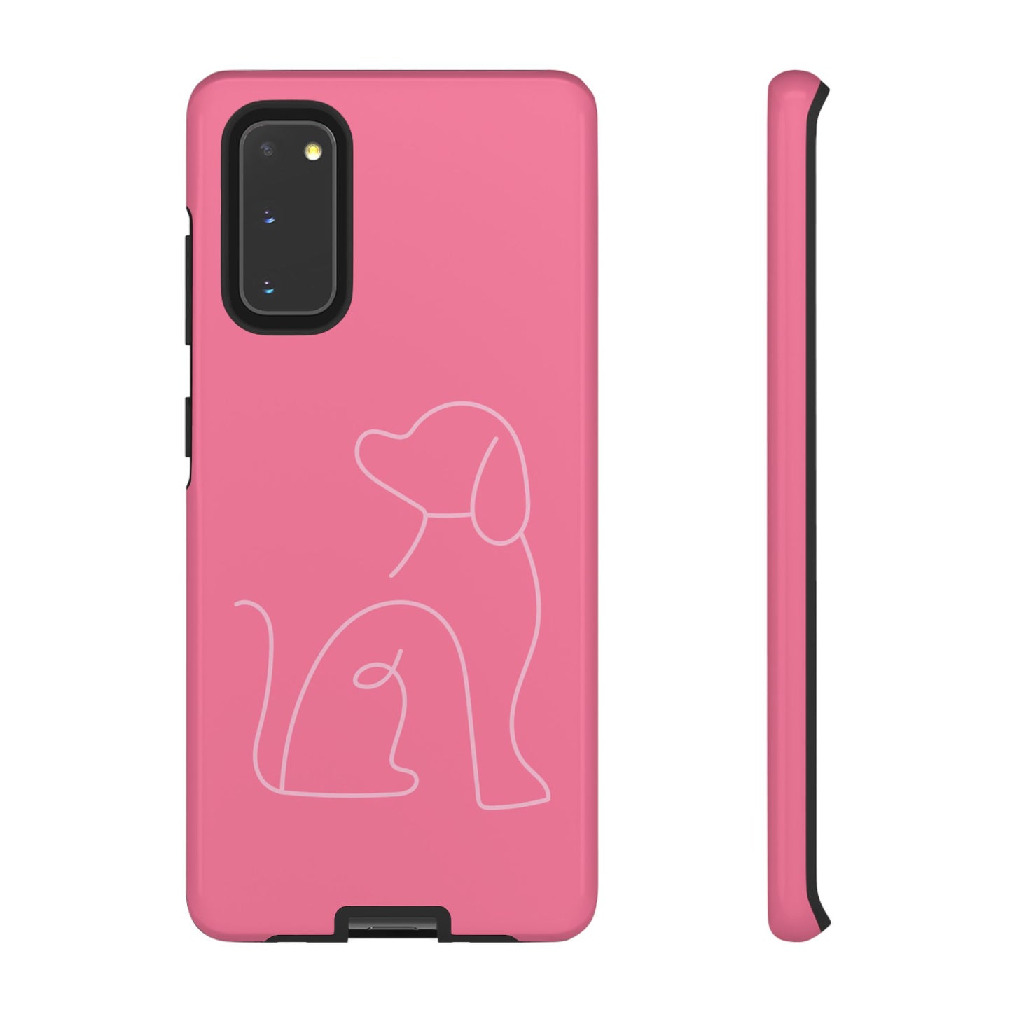 Pink Pup #10-Tough Cases iPhone Samsung Google Pixel