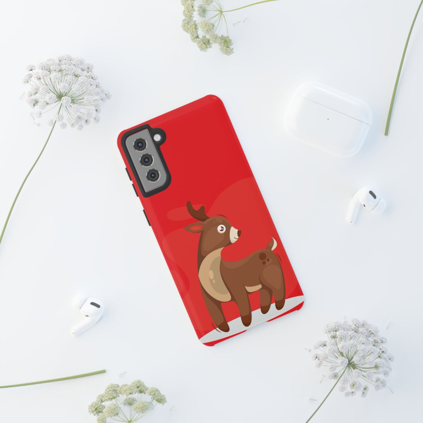 Merry Deer #22-Tough Cases iPhone Samsung Google Pixel