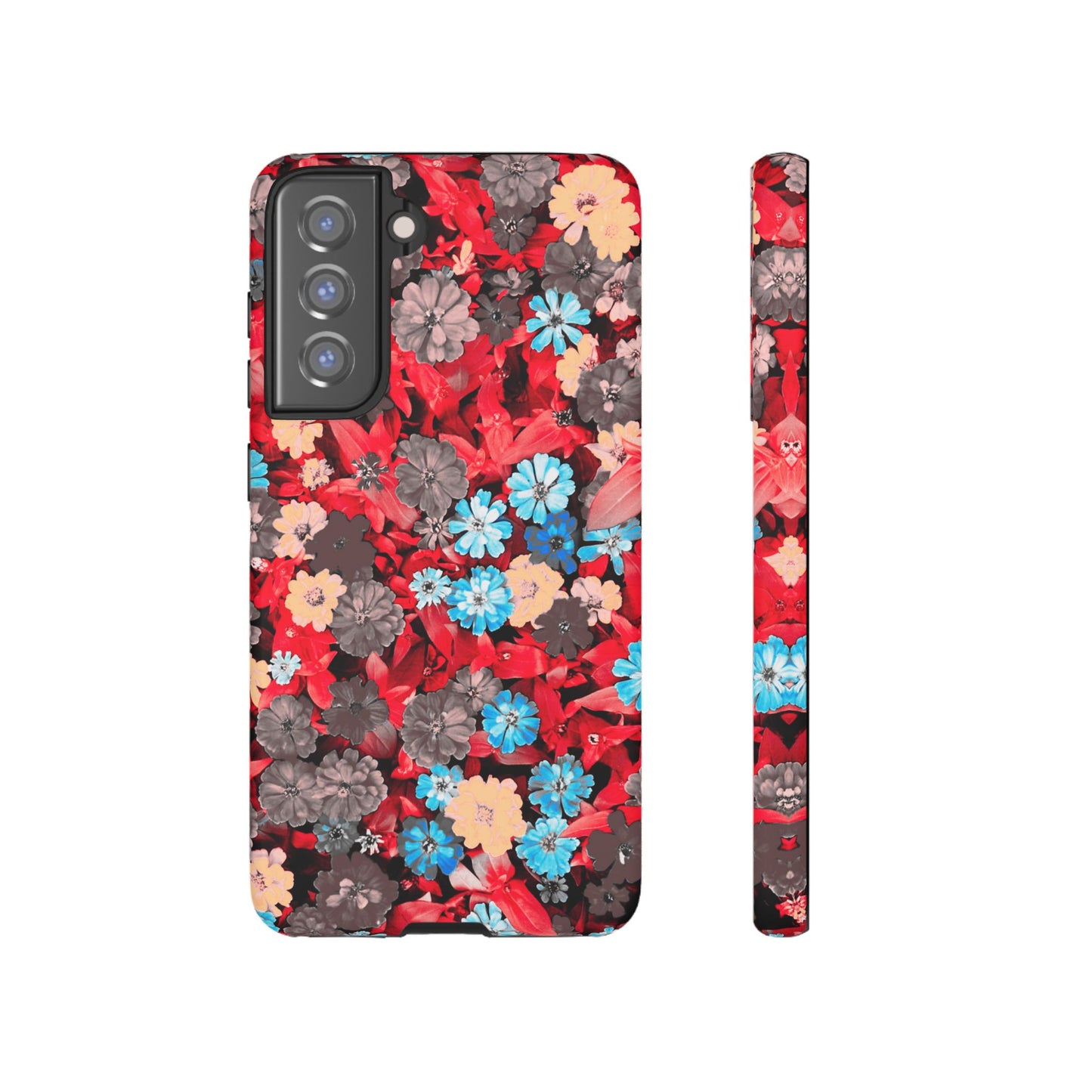 Lucid Flowers #23-Tough Cases iPhone Samsung Google Pixel