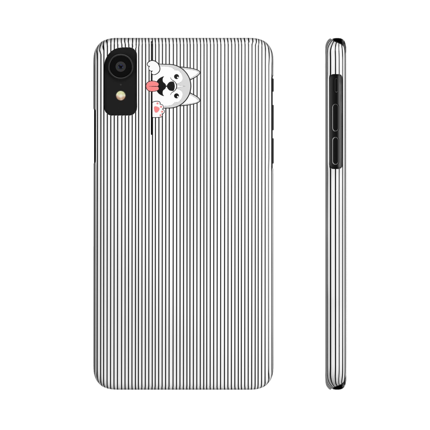 Cute Husky-Slim iPhone Cases