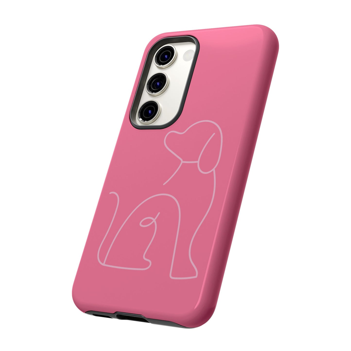 Pink Pup #10-Tough Cases iPhone Samsung Google Pixel