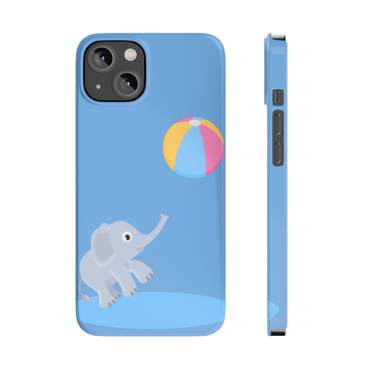 Playful Elephant-Slim iPhone Cases