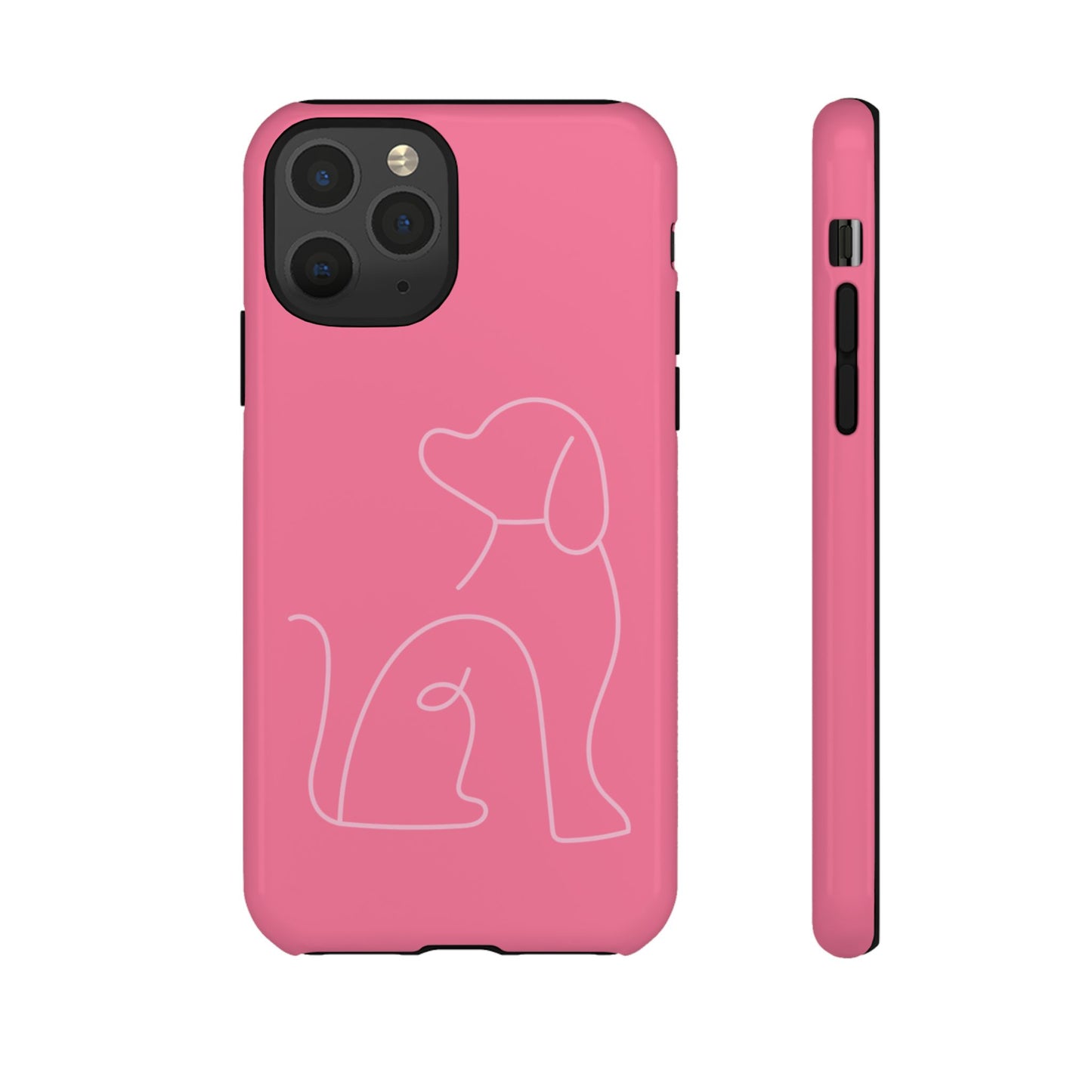 Pink Pup #10-Tough Cases iPhone Samsung Google Pixel