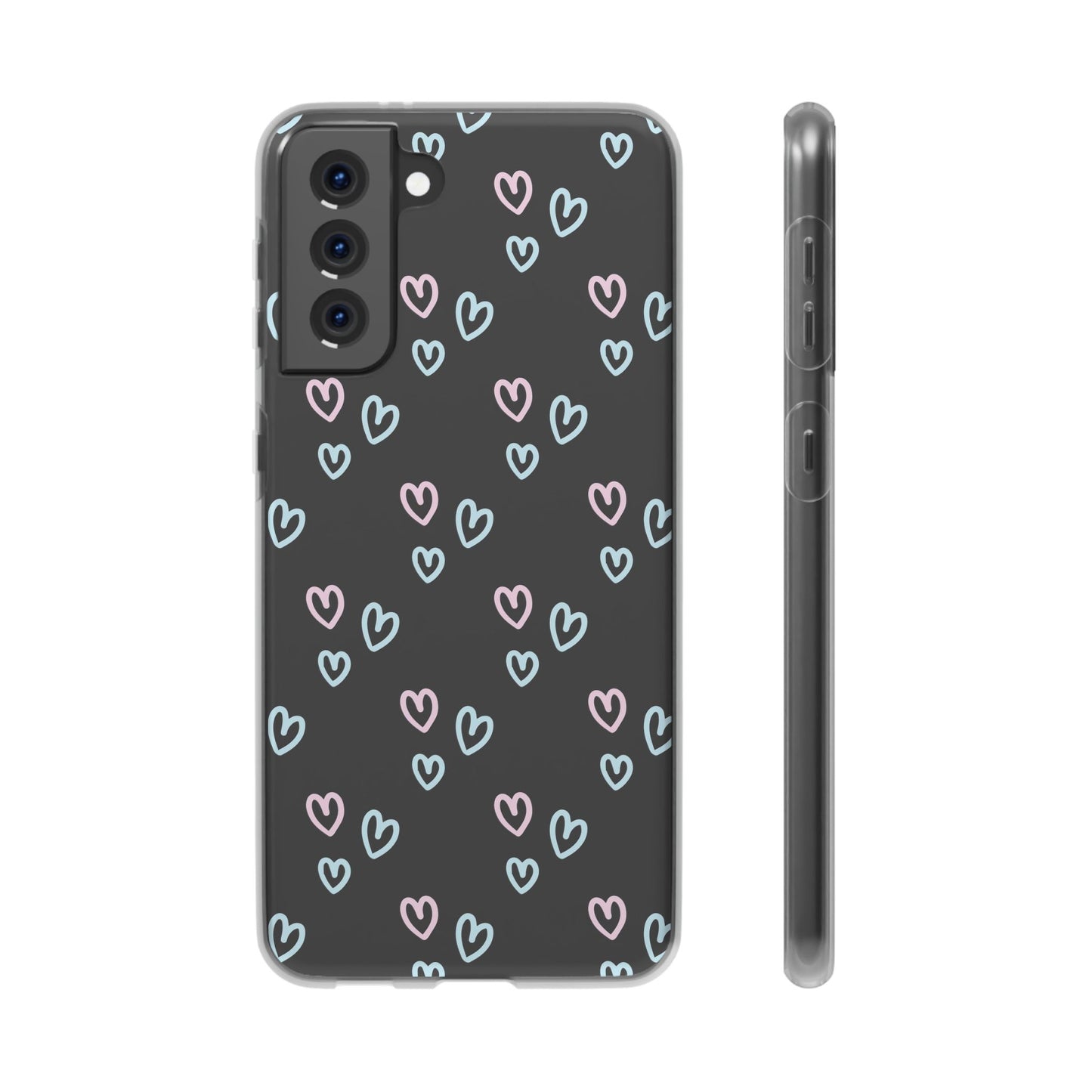 Sweetheart Shield Clear Flexi Cases iPhone Samsung Gift Packaging