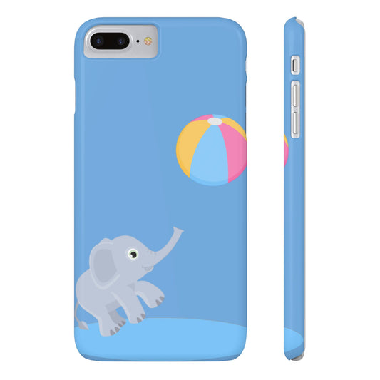 Playful Elephant-Slim iPhone Cases