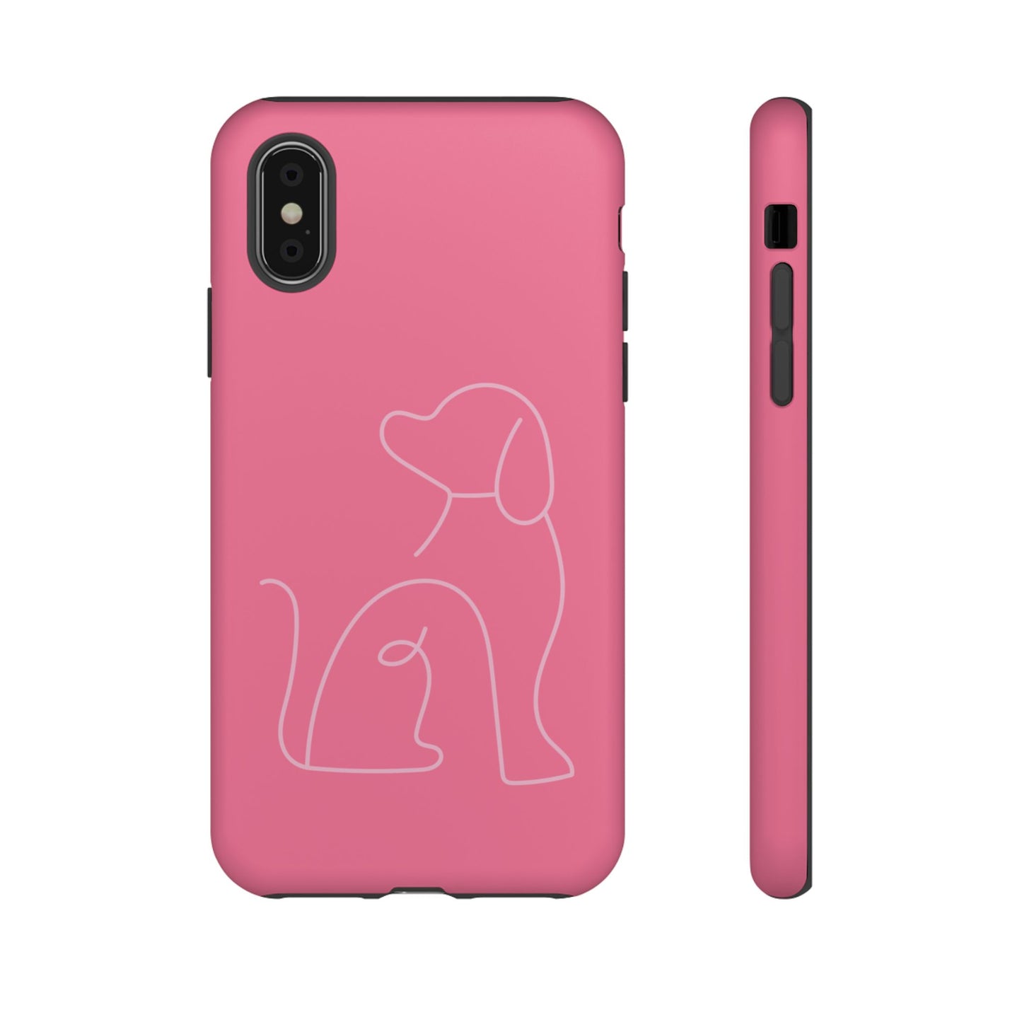 Pink Pup #10-Tough Cases iPhone Samsung Google Pixel