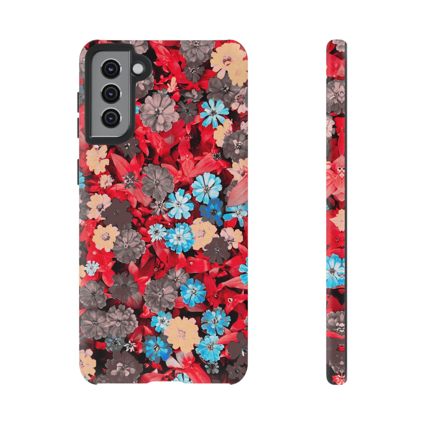 Lucid Flowers #23-Tough Cases iPhone Samsung Google Pixel