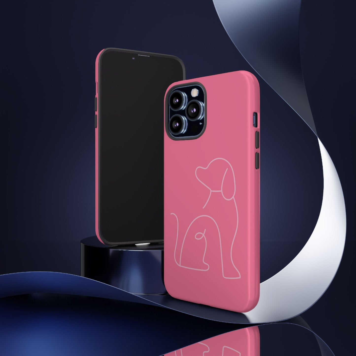 Pink Pup #10-Tough Cases iPhone Samsung Google Pixel